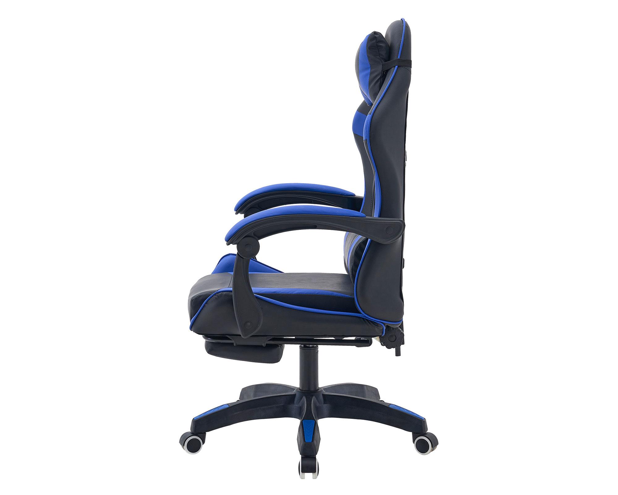Silla gamer Julian negro/azul-6