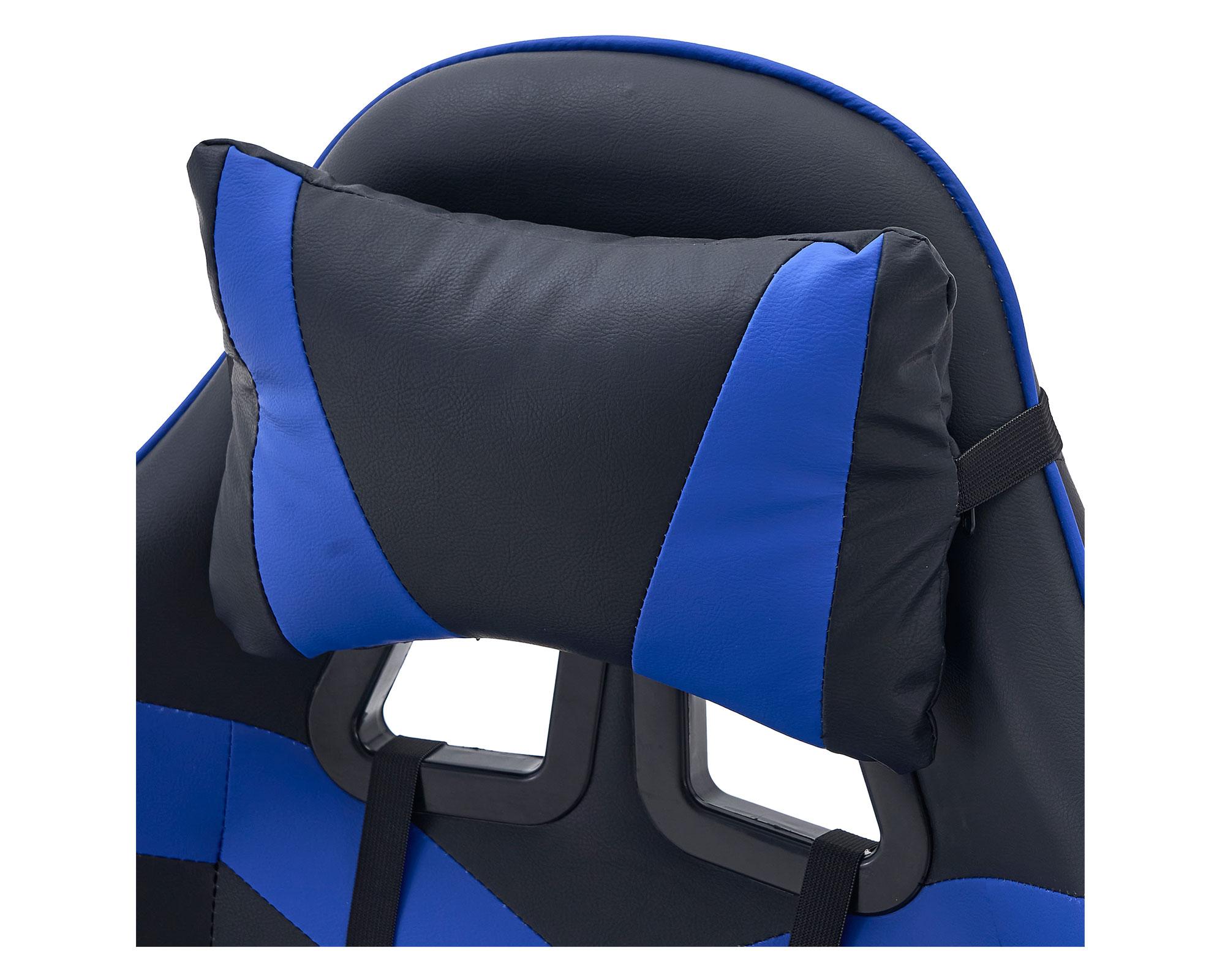 Silla gamer Julian negro/azul-14