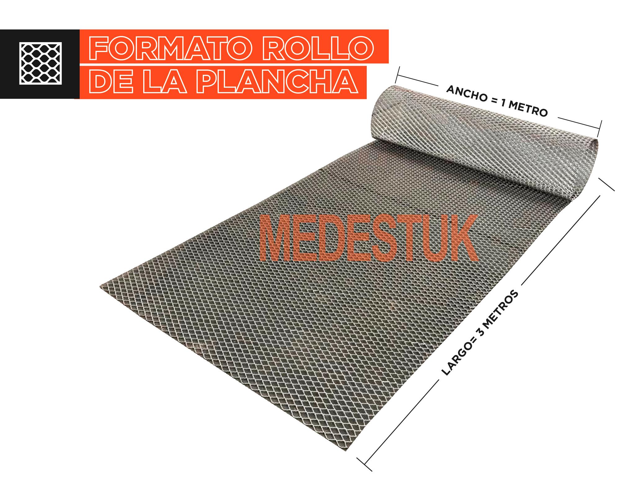 Rollo Malla intermedia 62x25x6x2 acero 1x3 m-4