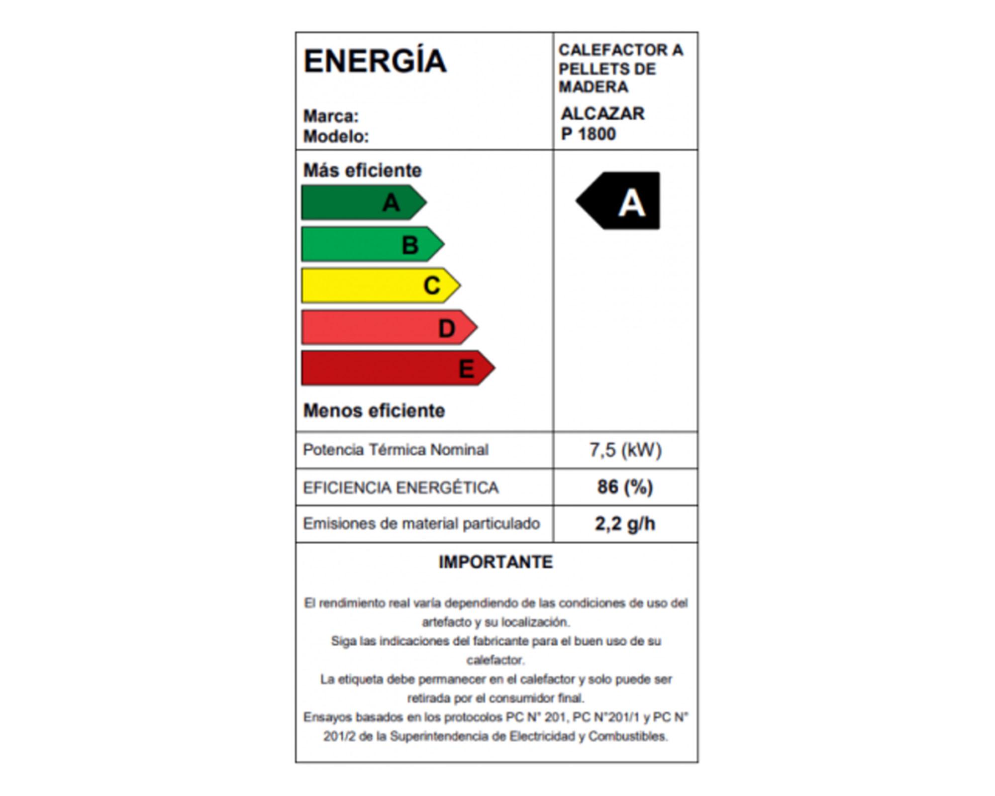 Estufa a pellet P1800 burdeo Wifi 7.5 kW-5