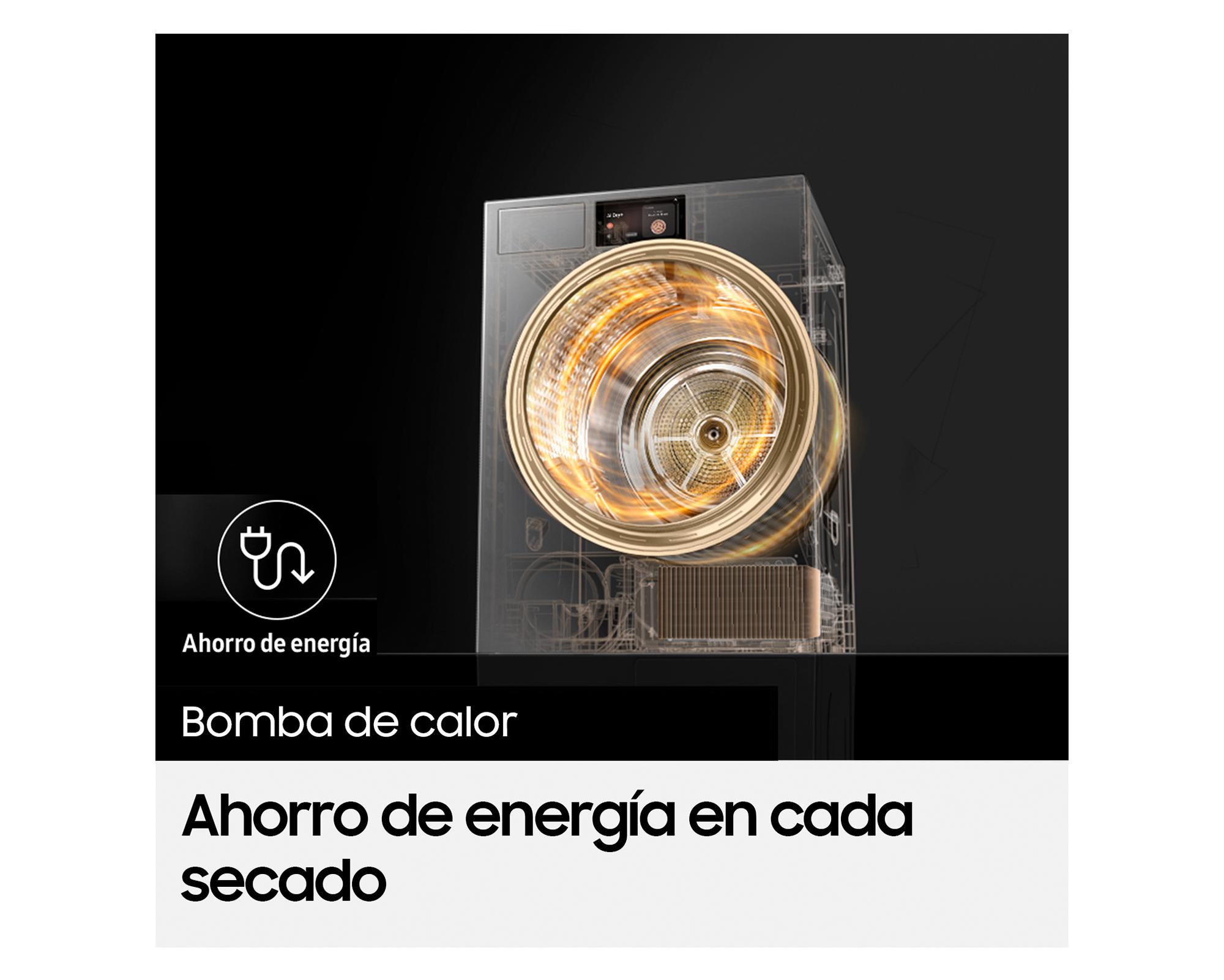 Secadora DV90F17CDSZS carga frontal 17 kg gris-1