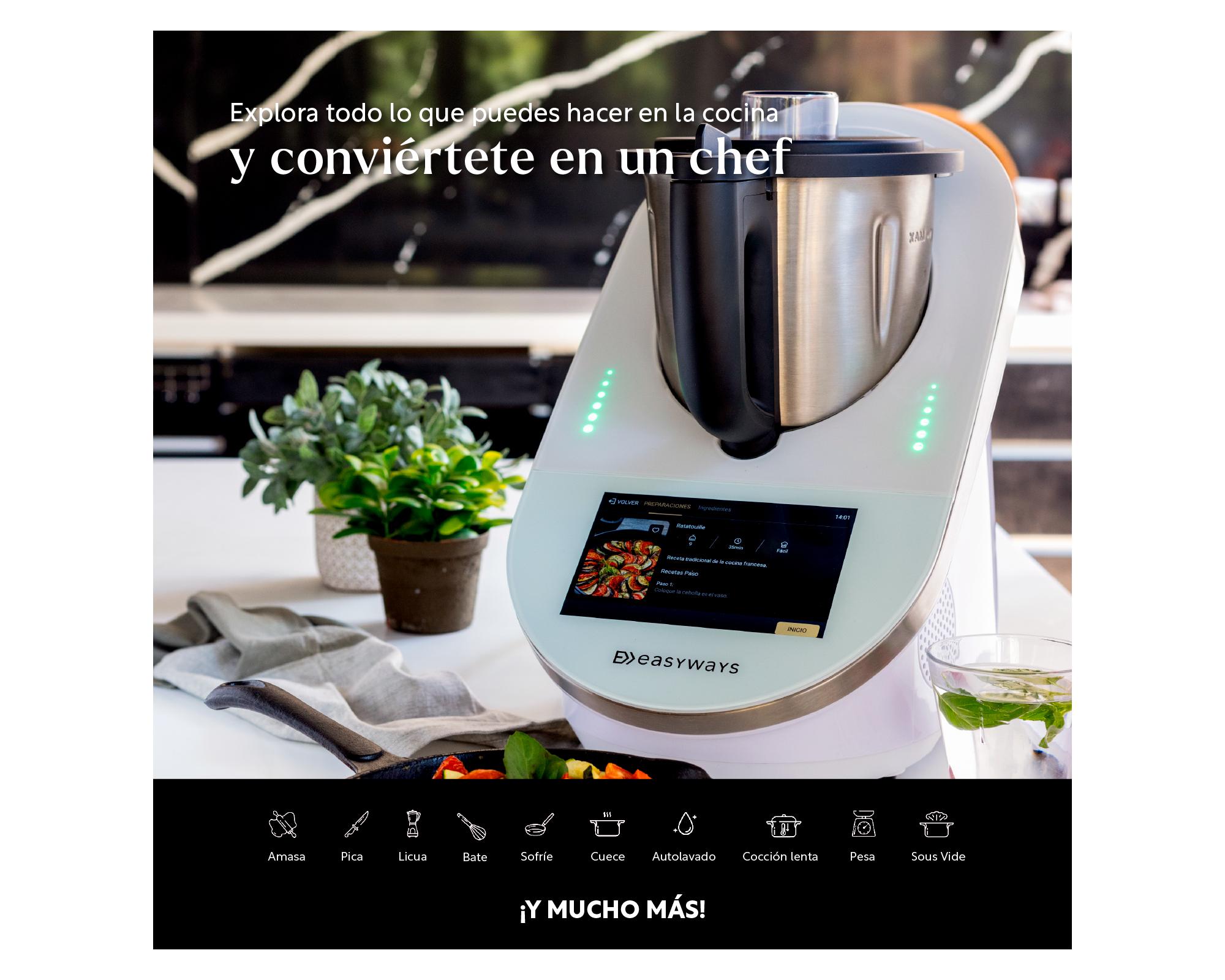Robot de cocina Kitchen super Connect 2 lt-3