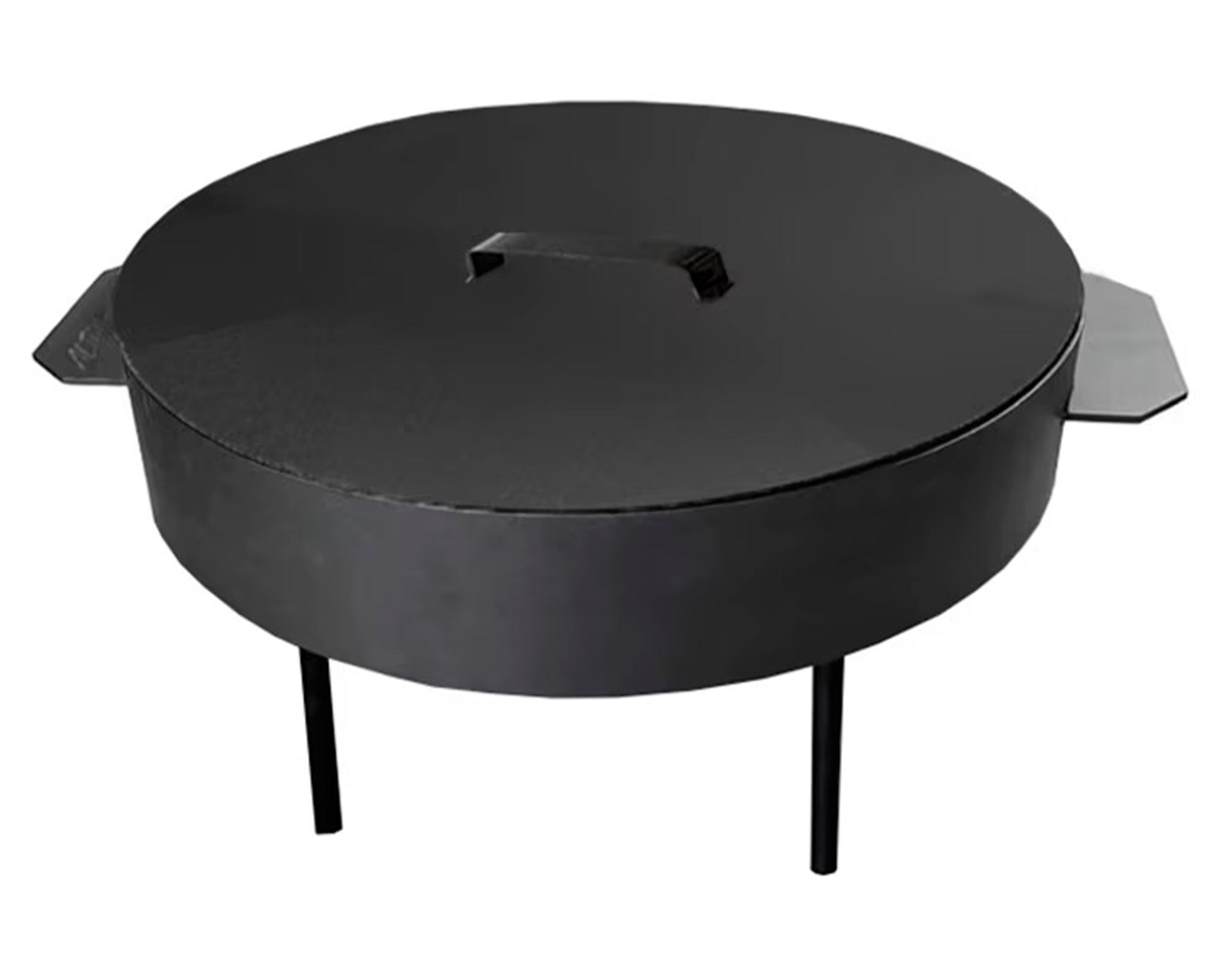 Disco con tapa Fire 48 cm negro-0