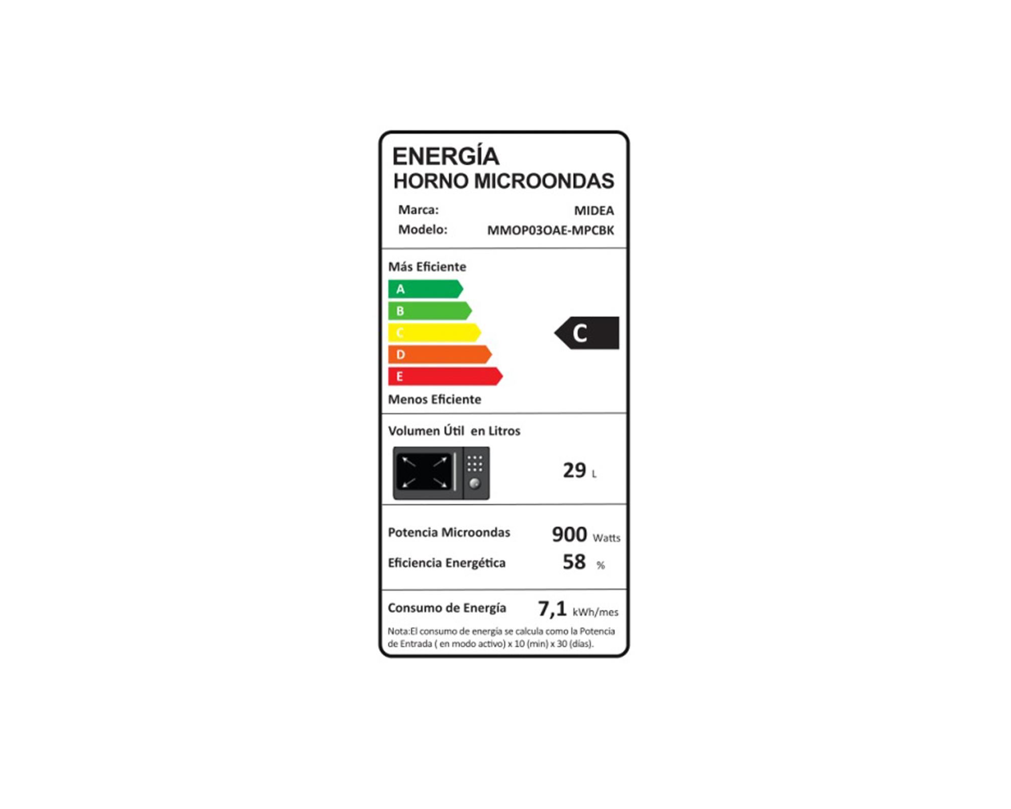 Microondas MMOP03OAE-MPCBK negro 29 lt-5