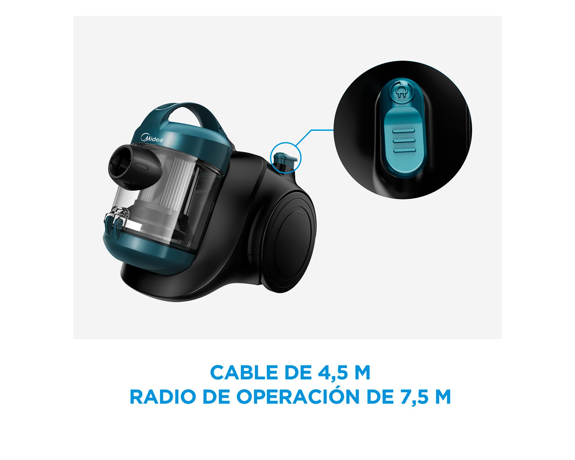 Aspiradora de arrastre 12K negro 1000W-4