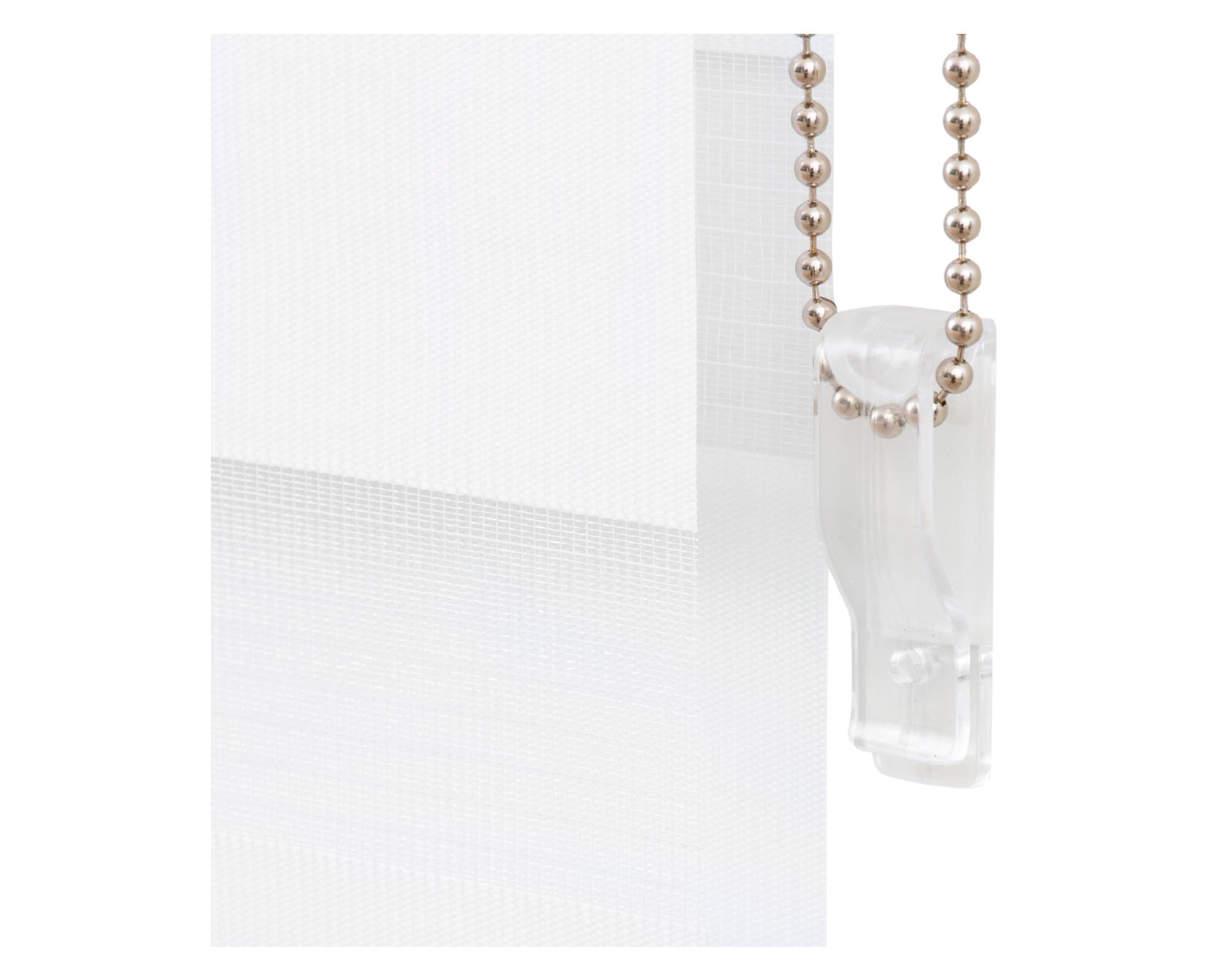 Cortina roller dúo Zebra 180x165 cm blanco-1