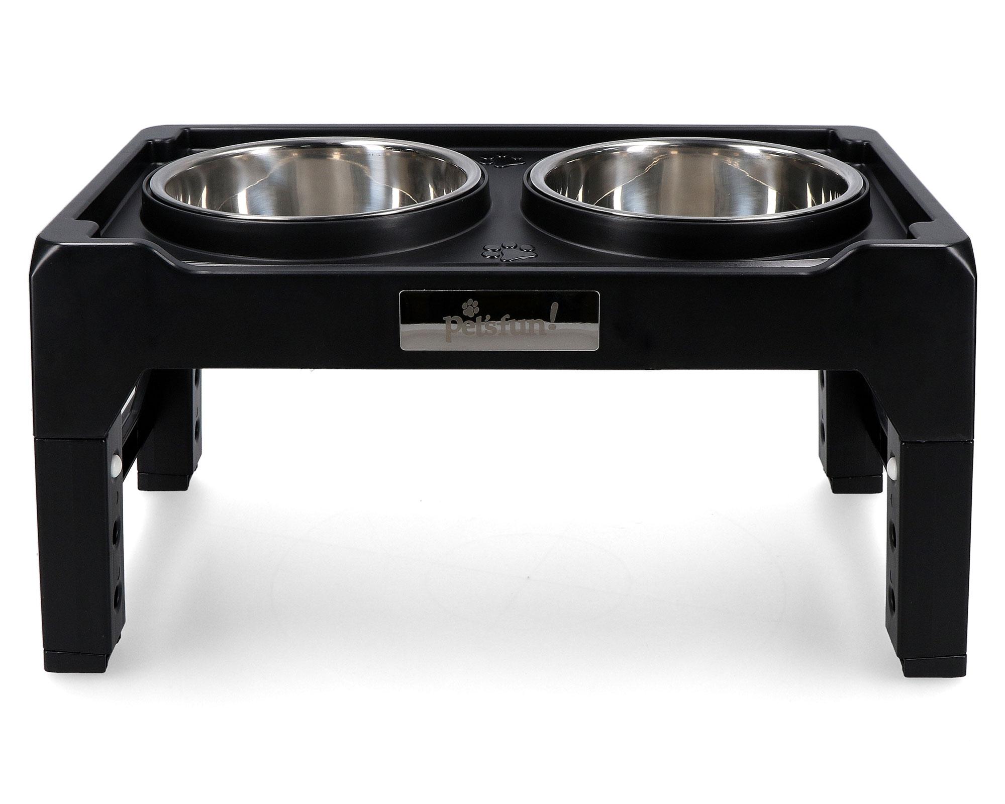 Plato mascota doble altura ajustable 1.4 litros 1 un.-0