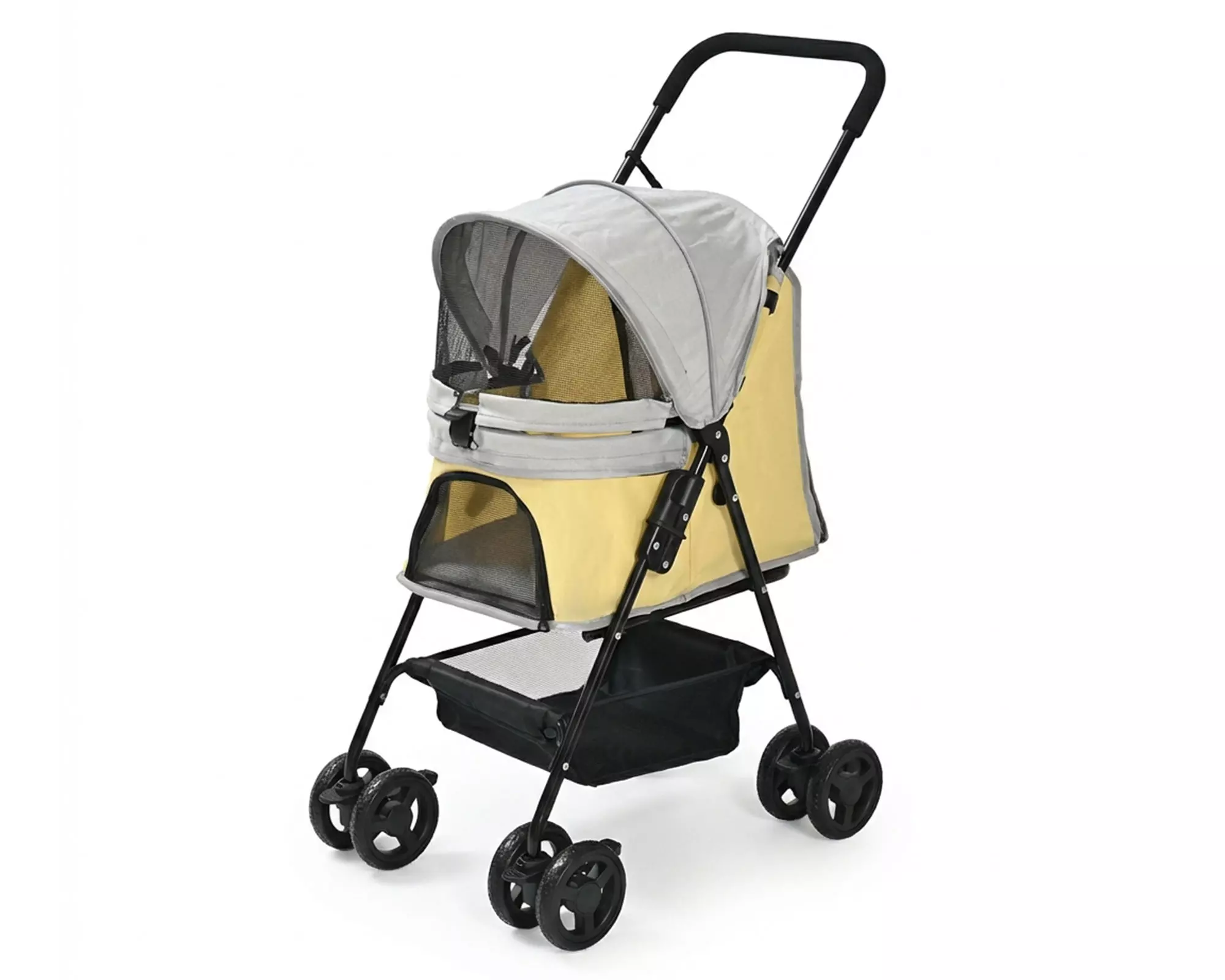 Coche para mascotas plegable-2