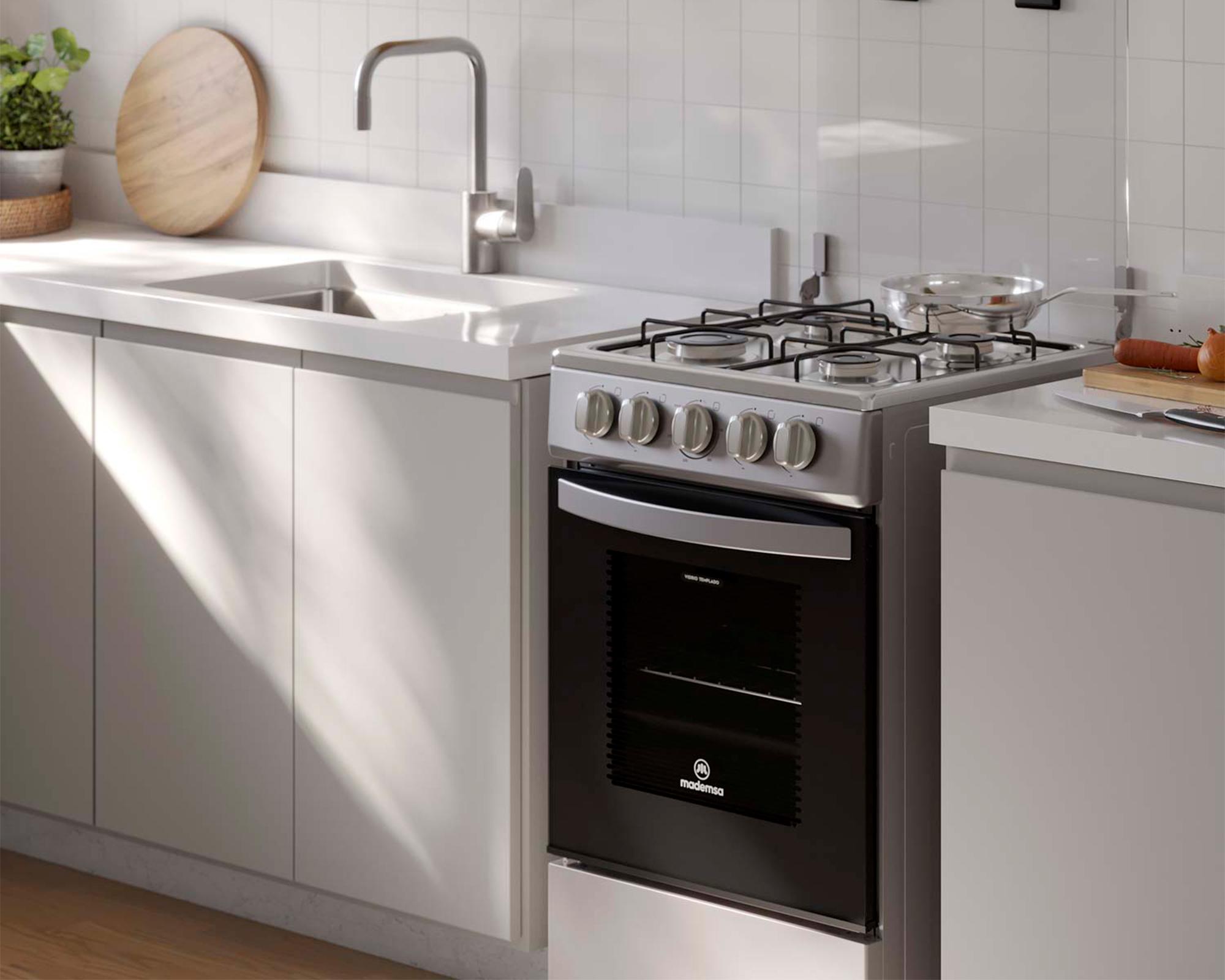 Cocina a gas FM4LS 4 quemadores-4