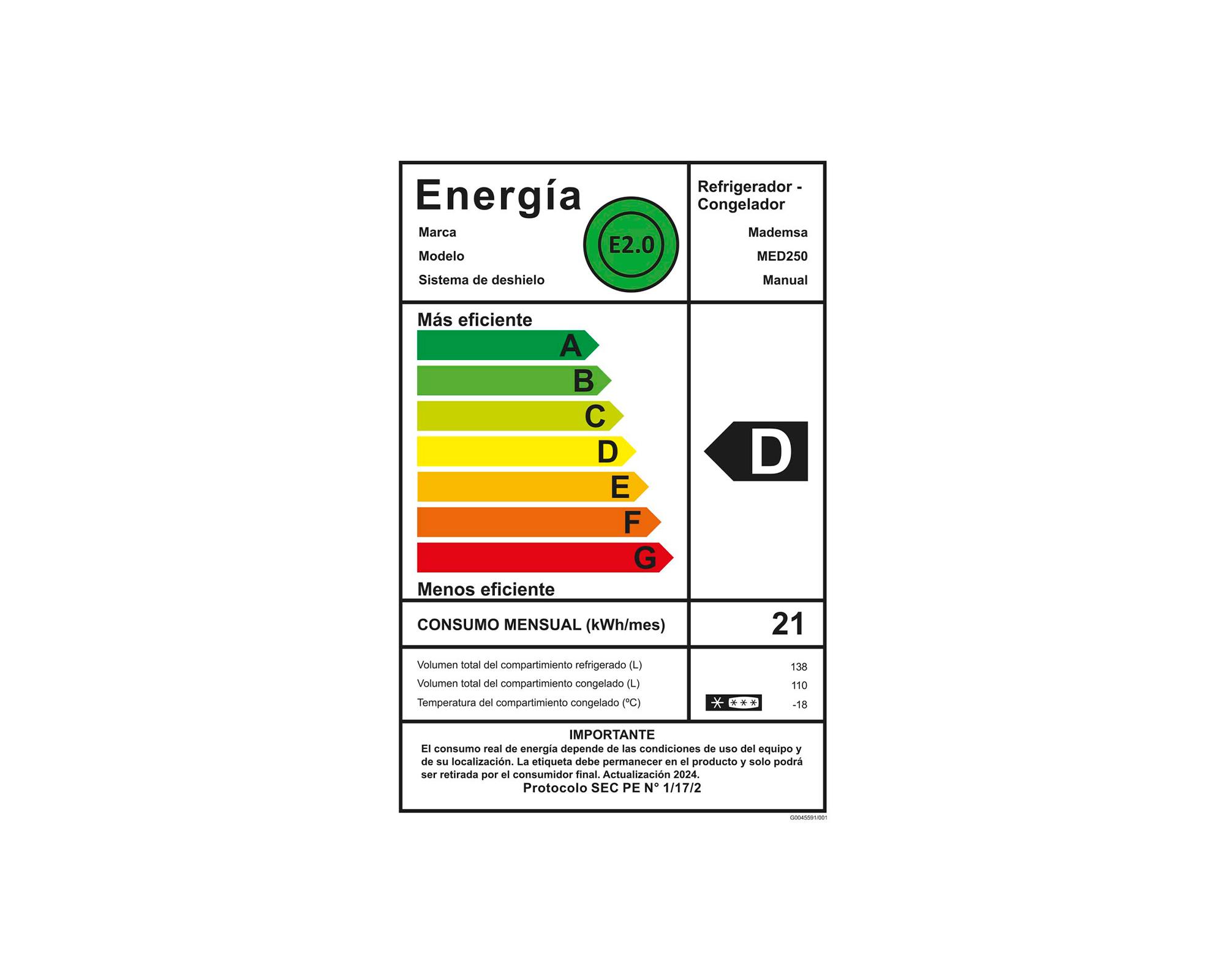 Refrigerador Bottom Freezer MED250 248 lt-6