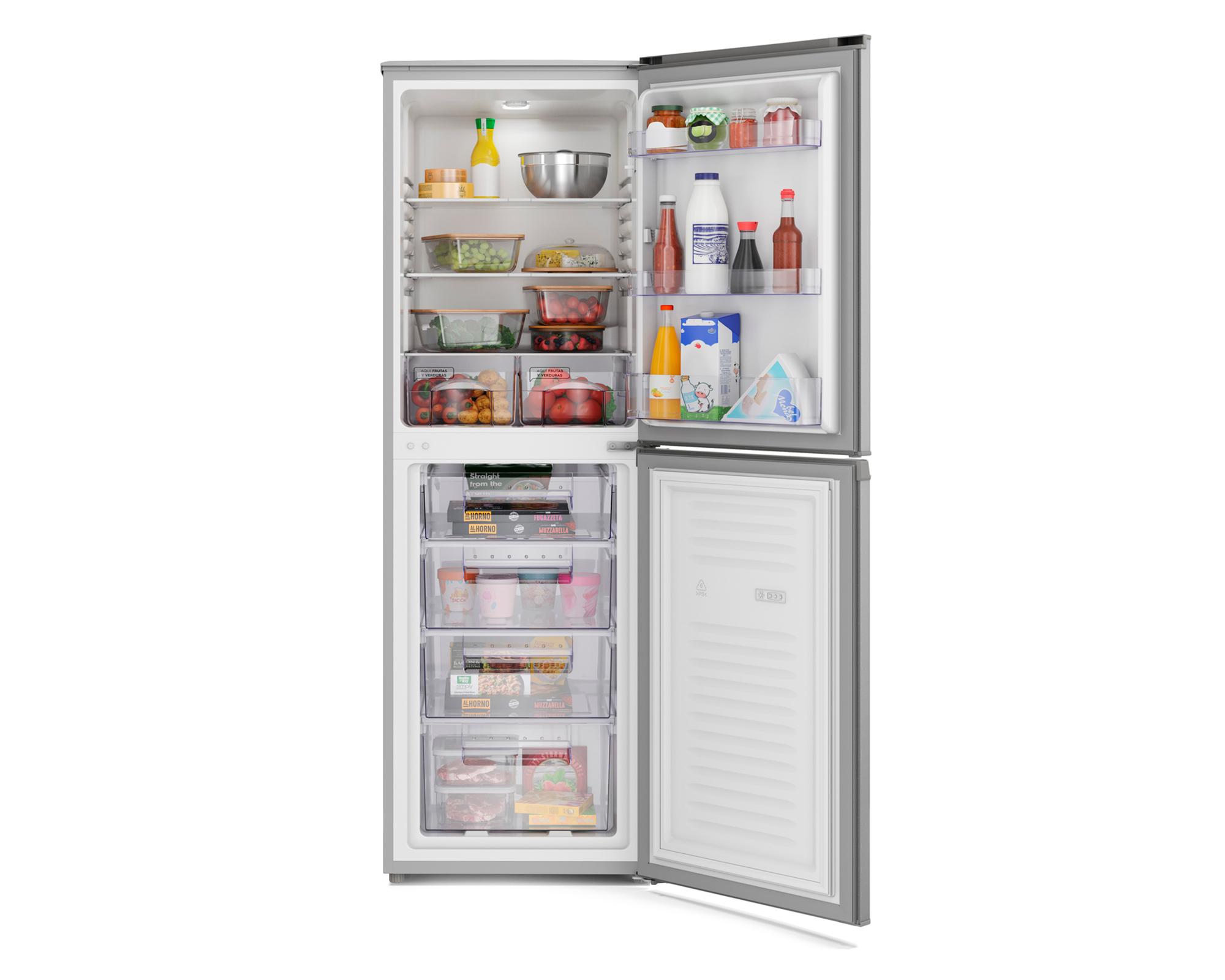 Refrigerador Bottom Freezer MED250 248 lt gris-2