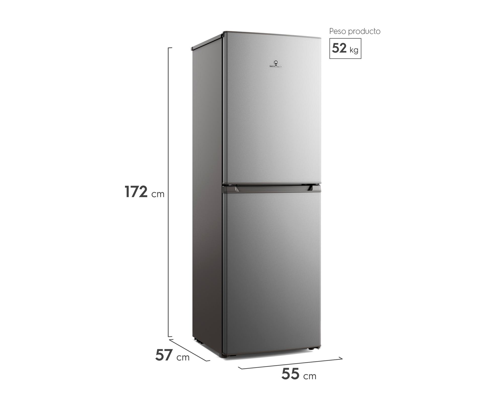 Refrigerador Bottom Freezer MED250 248 lt gris-4
