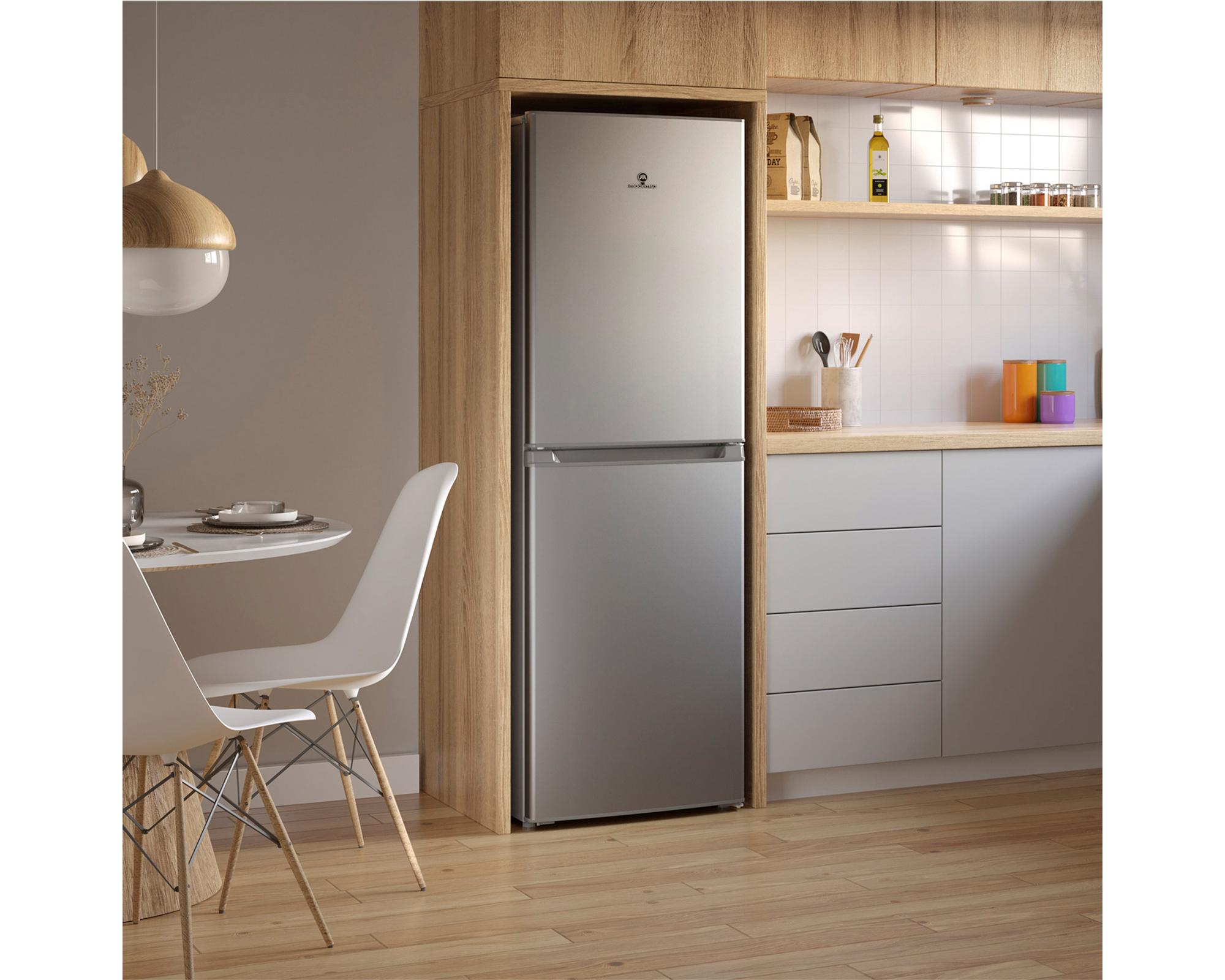 Refrigerador Bottom Freezer MED250 248 lt gris-3