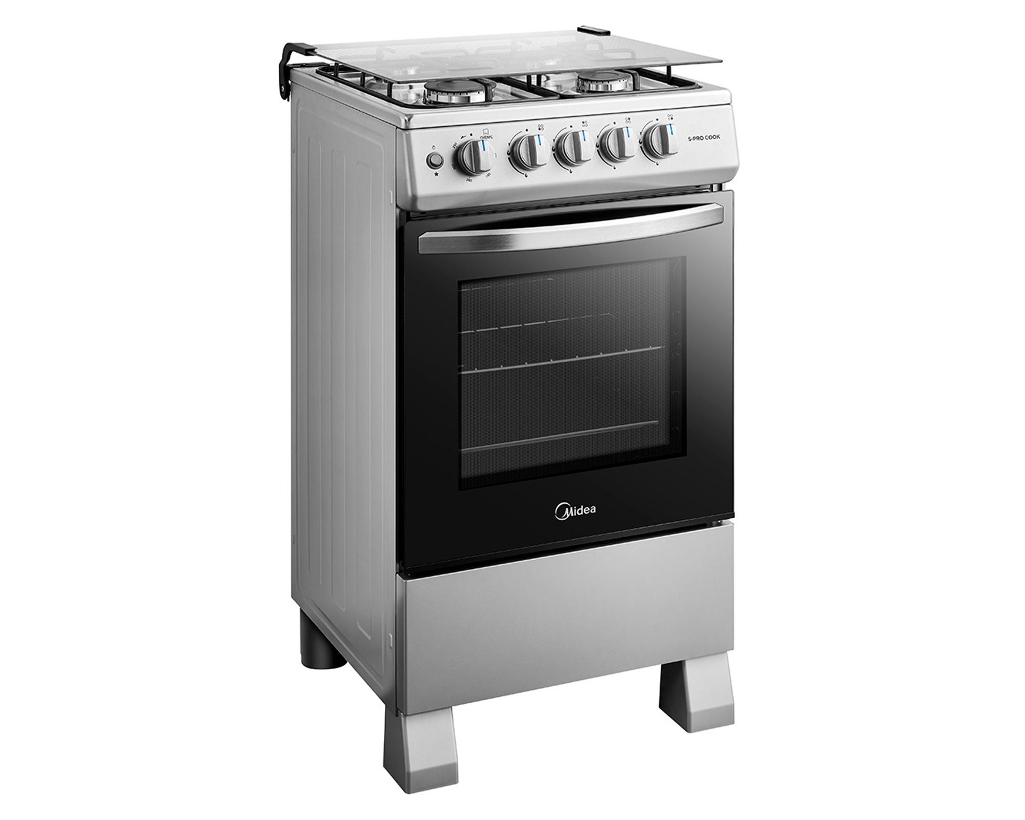 Cocina MFO-MG20TCSSL 4 quemadores gas licuado/natural silver-1