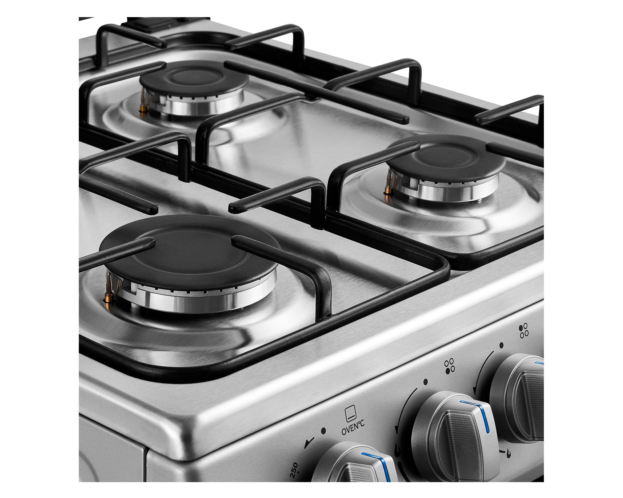 Cocina MFO-MG20TCSSL 4 quemadores gas licuado/natural silver-4