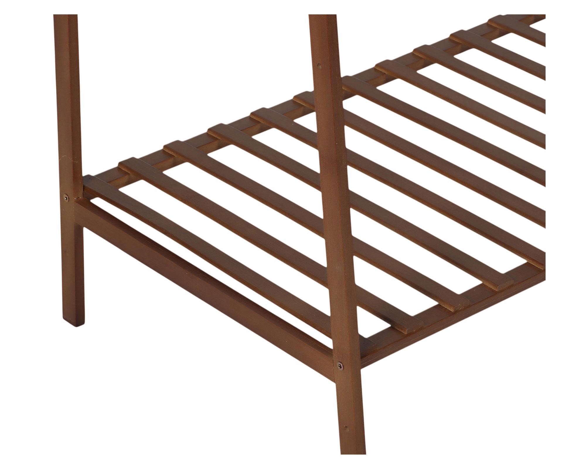 Clóset con barra bambú 100x40x140 cm-5