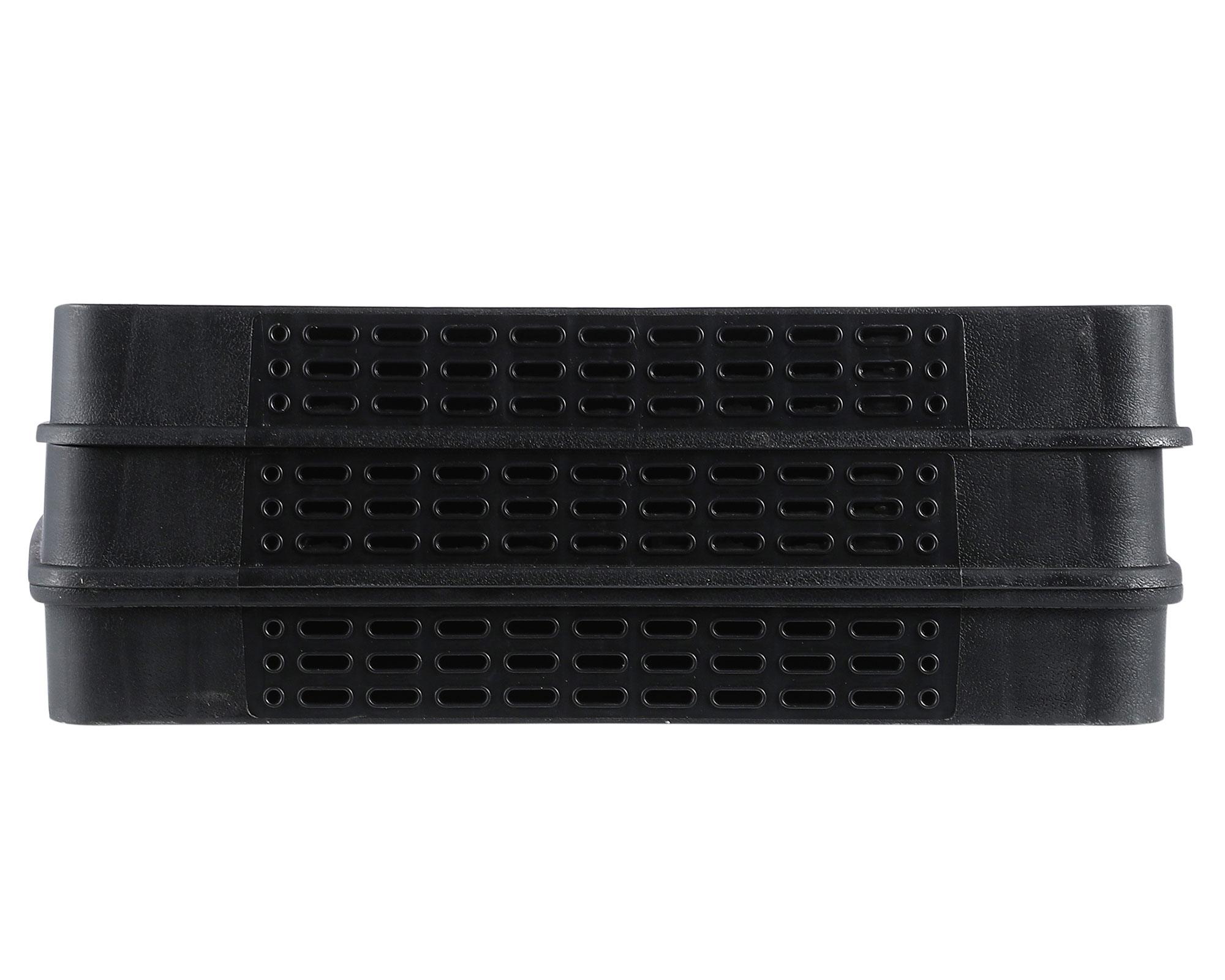 Estante ventilado 3 niveles negro-4