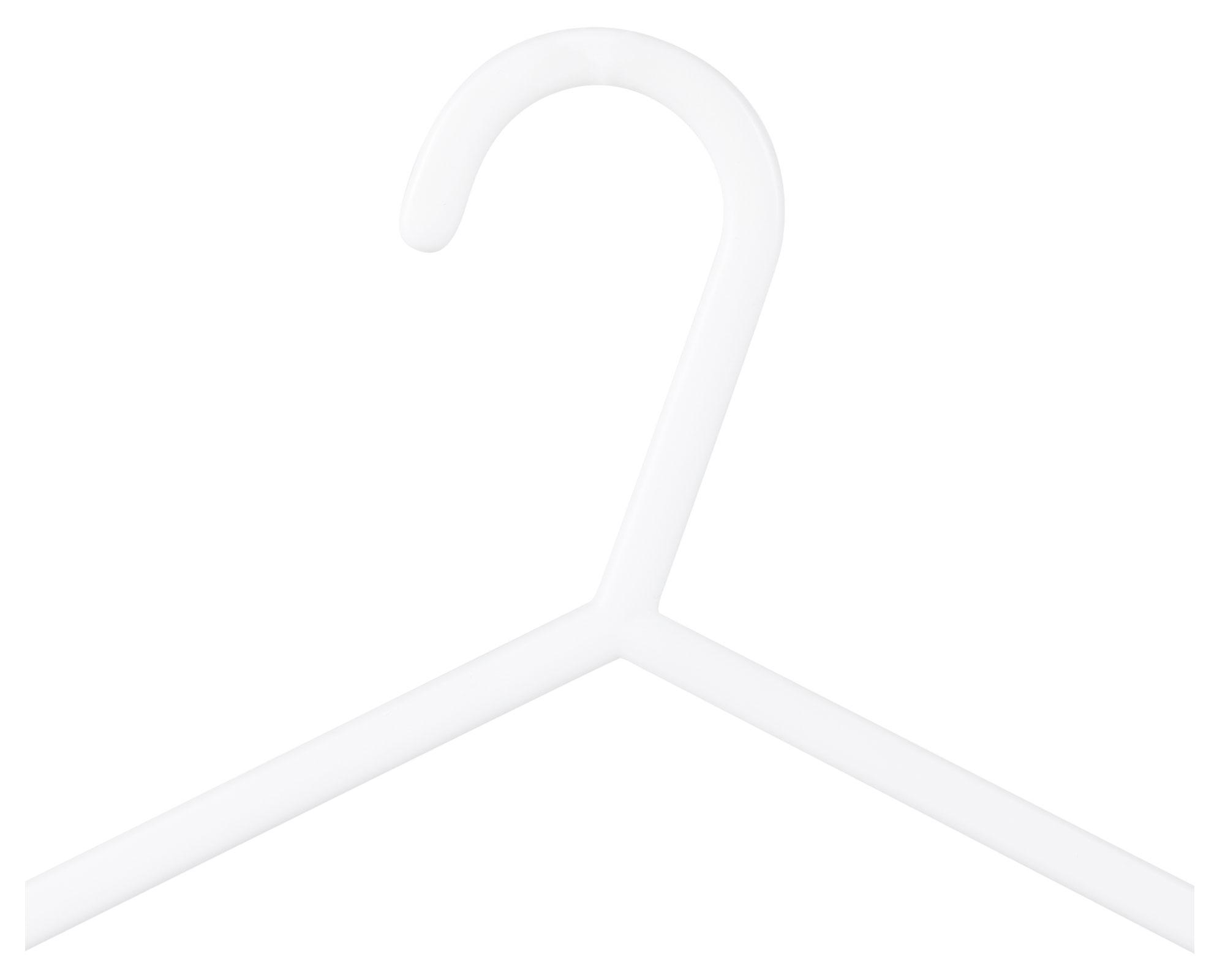 Colgador ropa blanco 10 unidades-2