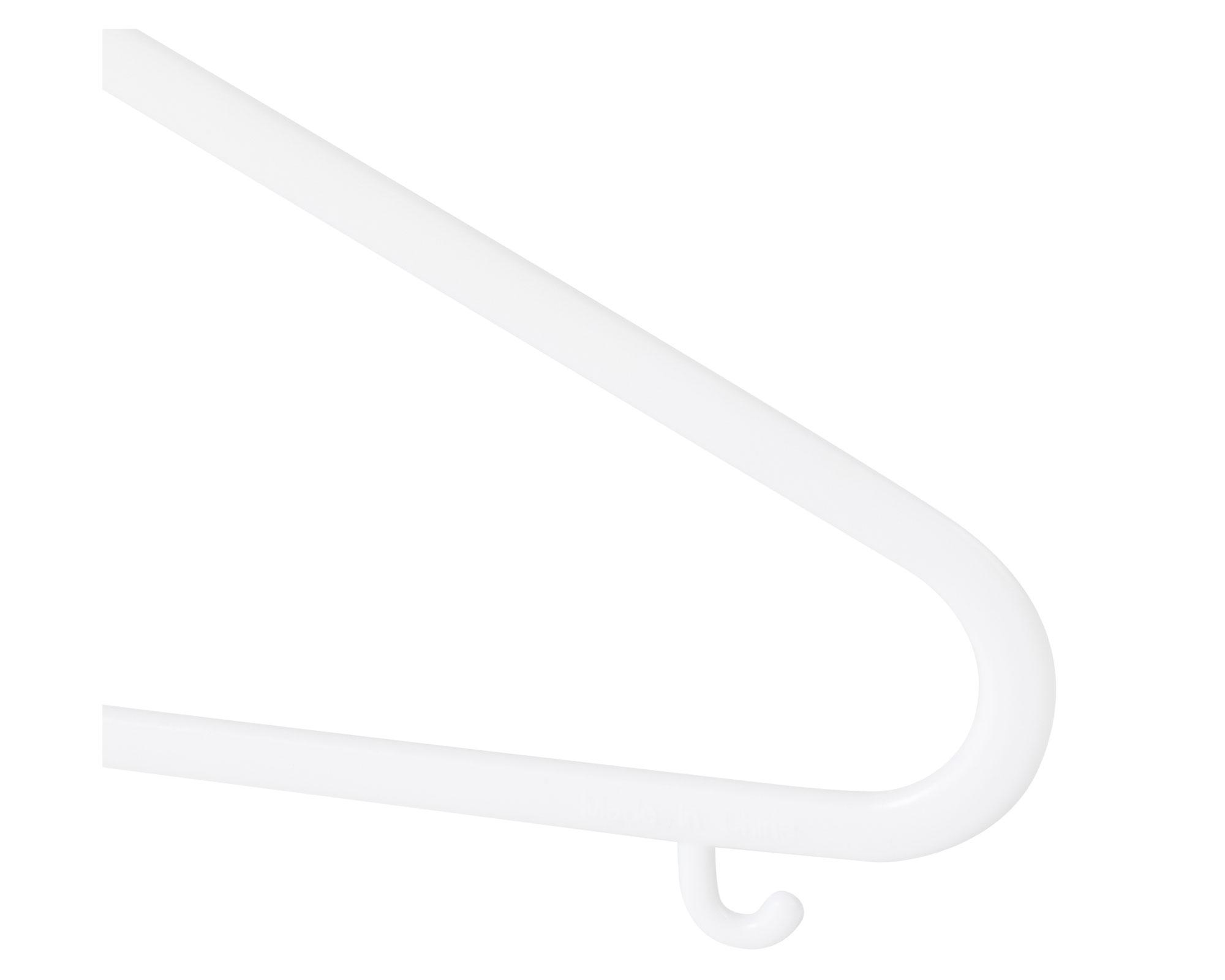 Colgador ropa blanco 10 unidades-3