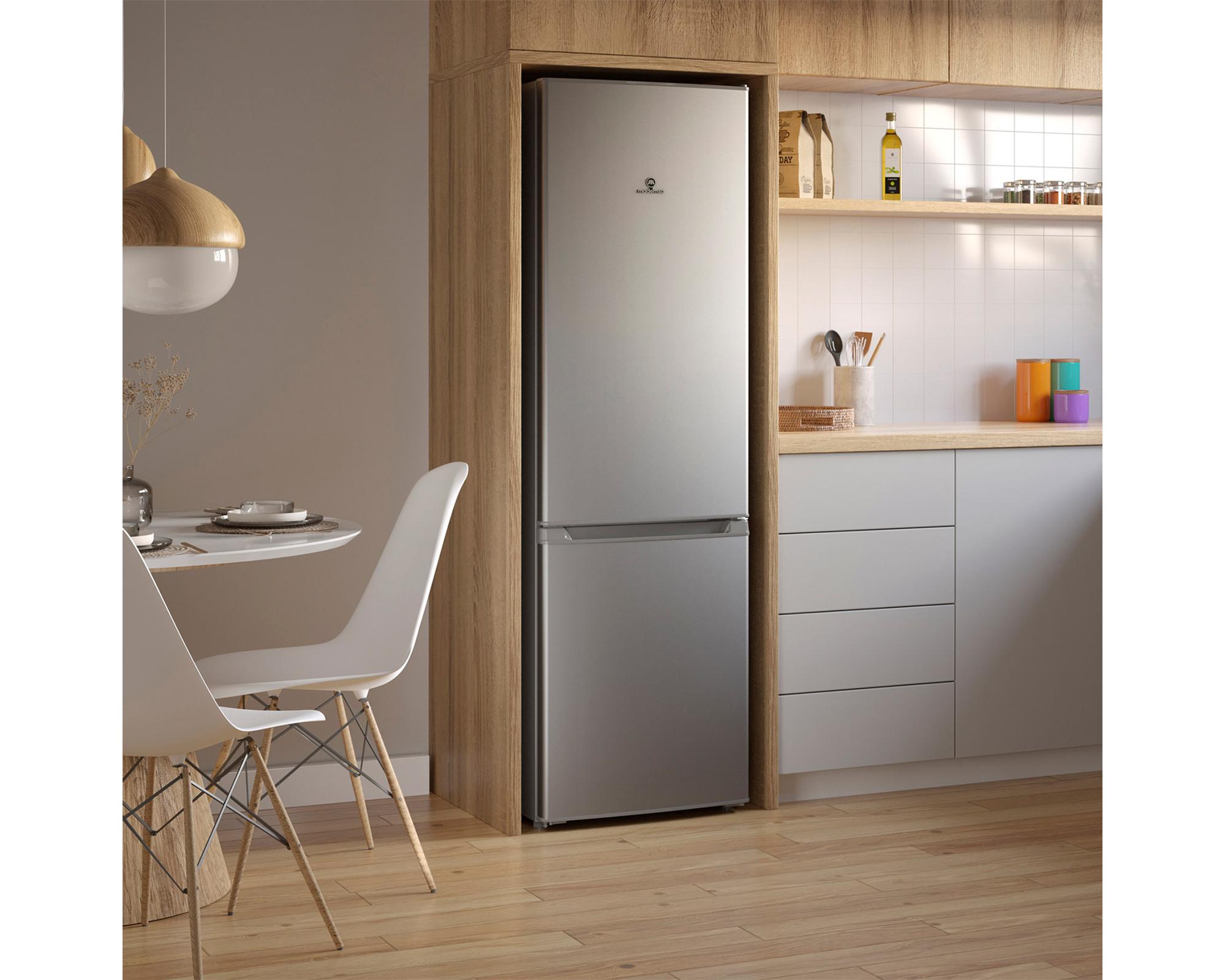Refrigerador Bottom Freezer MED270 262 lt gris-3