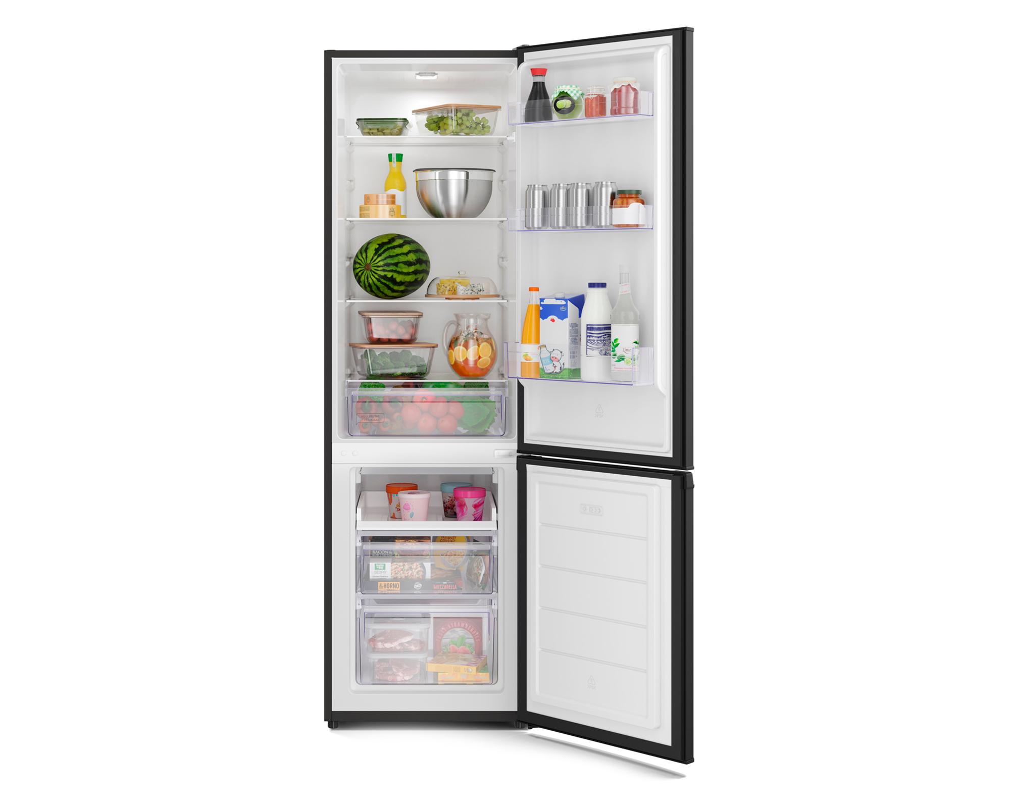Refrigerador Bottom Freezer MED270B 262 lt negro-2