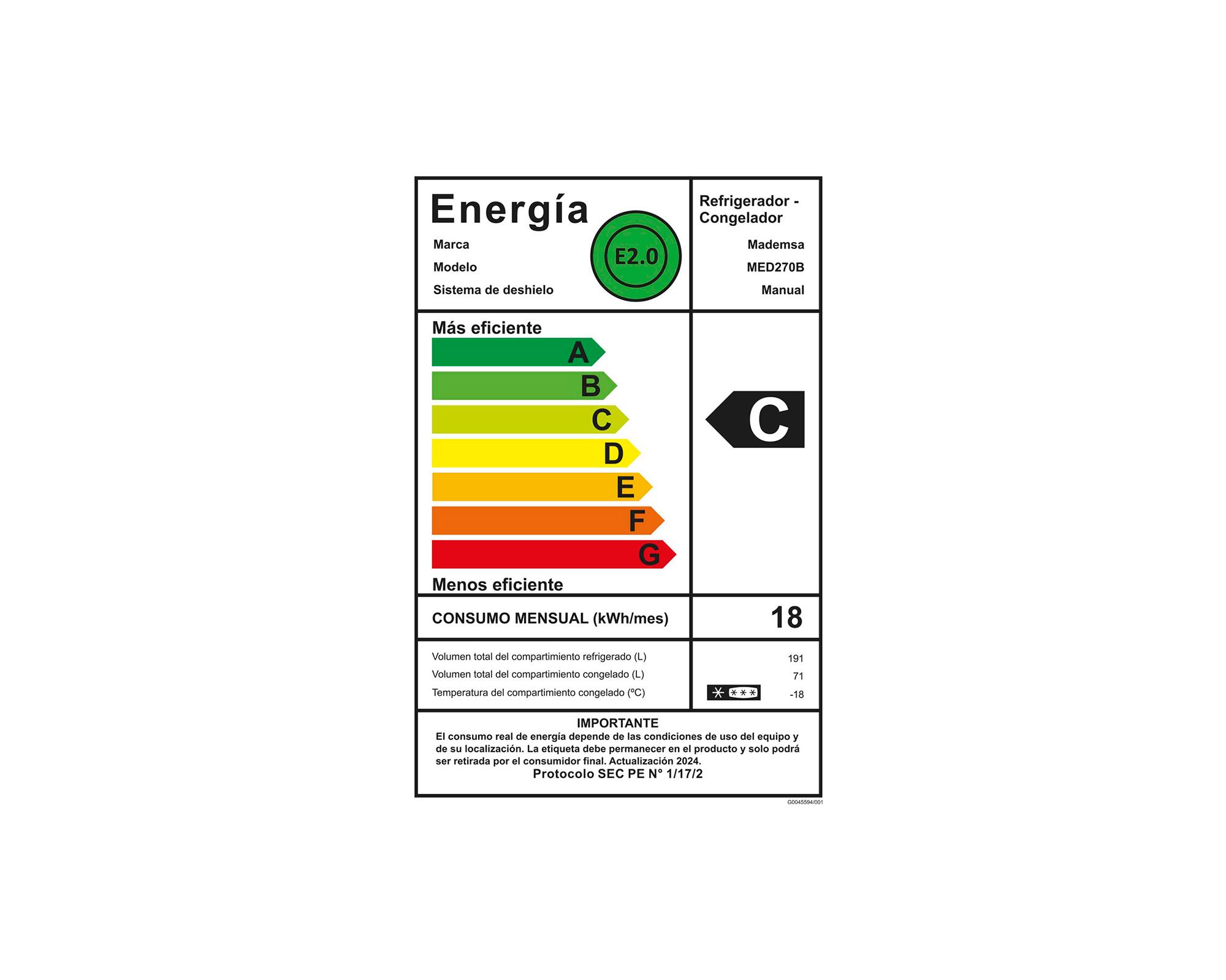 Refrigerador Bottom Freezer MED270B 262 lt negro-6