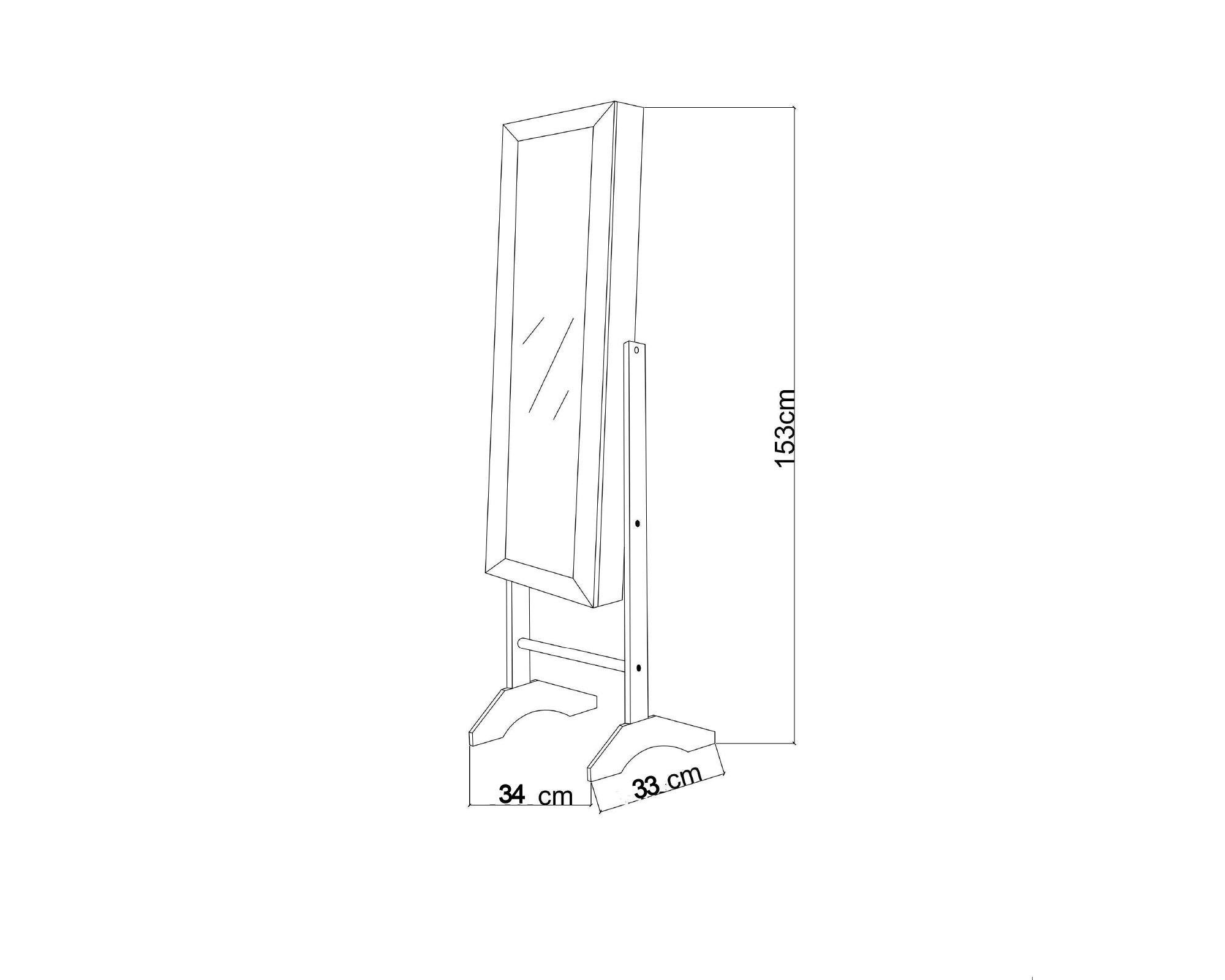 Espejo joyero pie nude-2