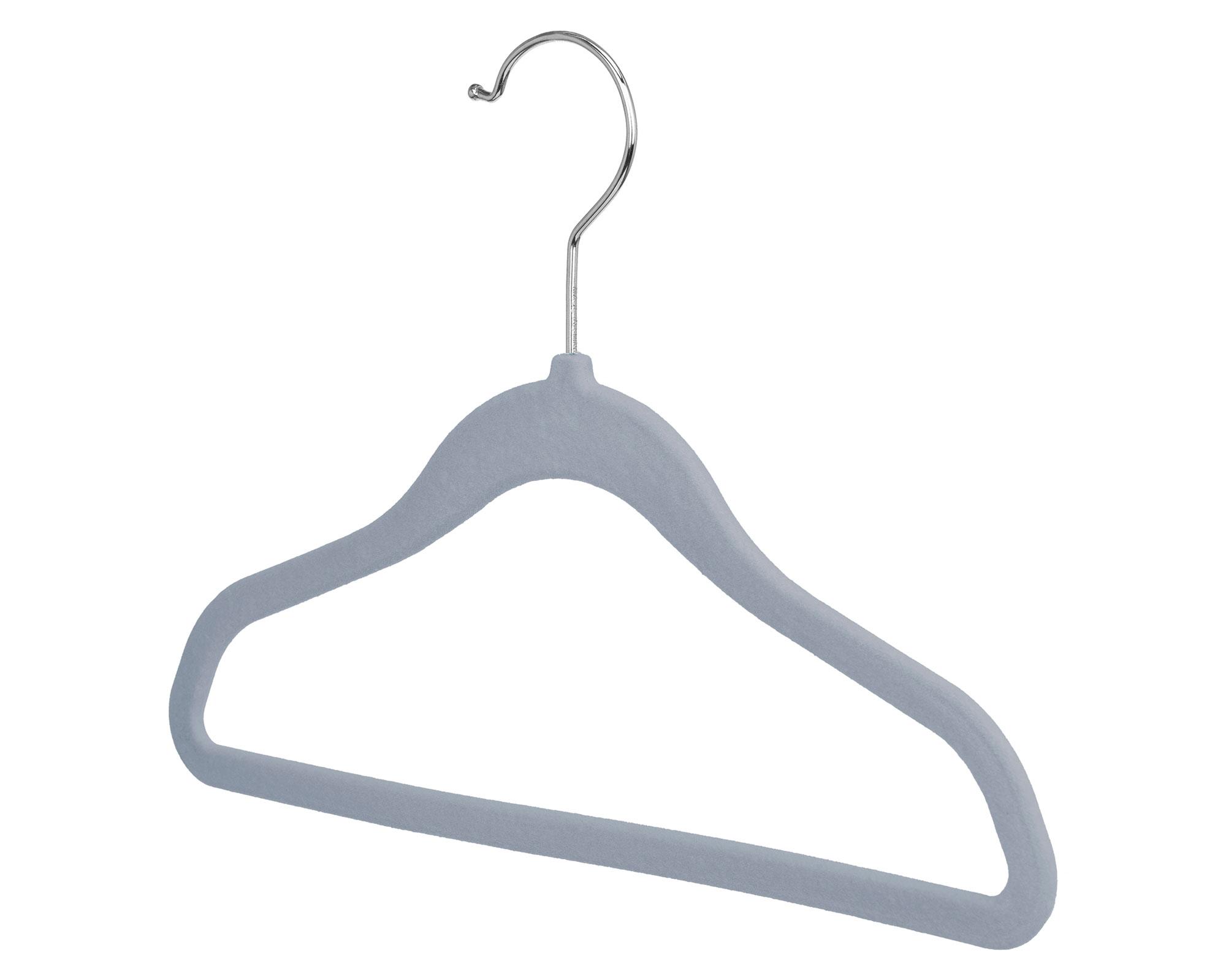 Colgador ropa infantil gris 3 unidades-1