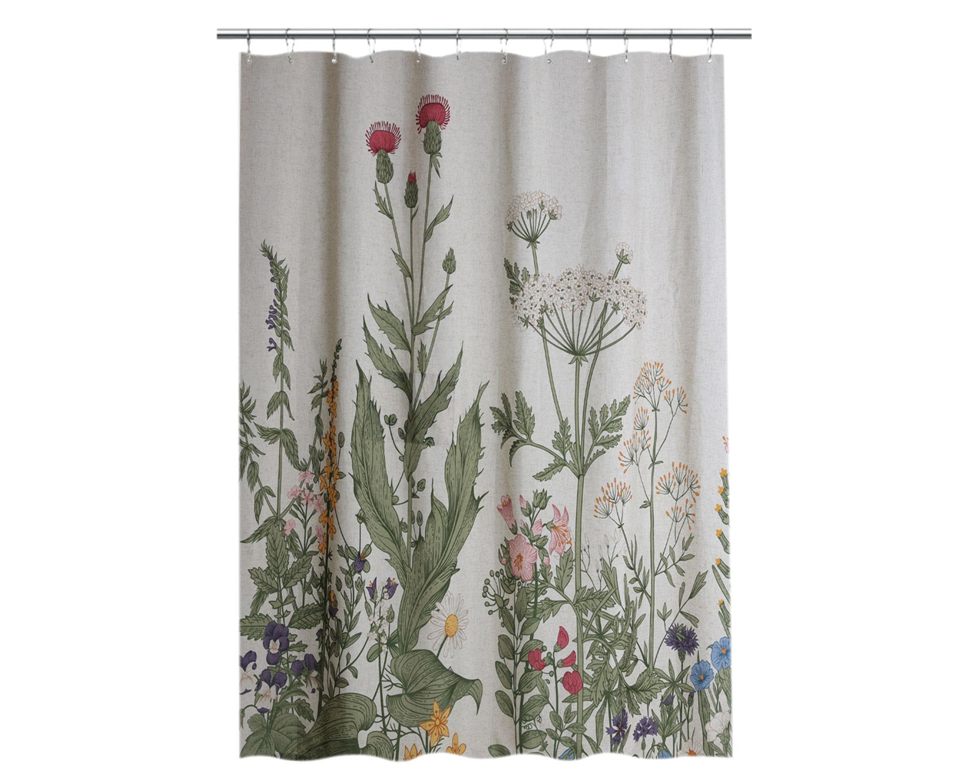 Cortina baño MF D2 verde 180x180 cm-0