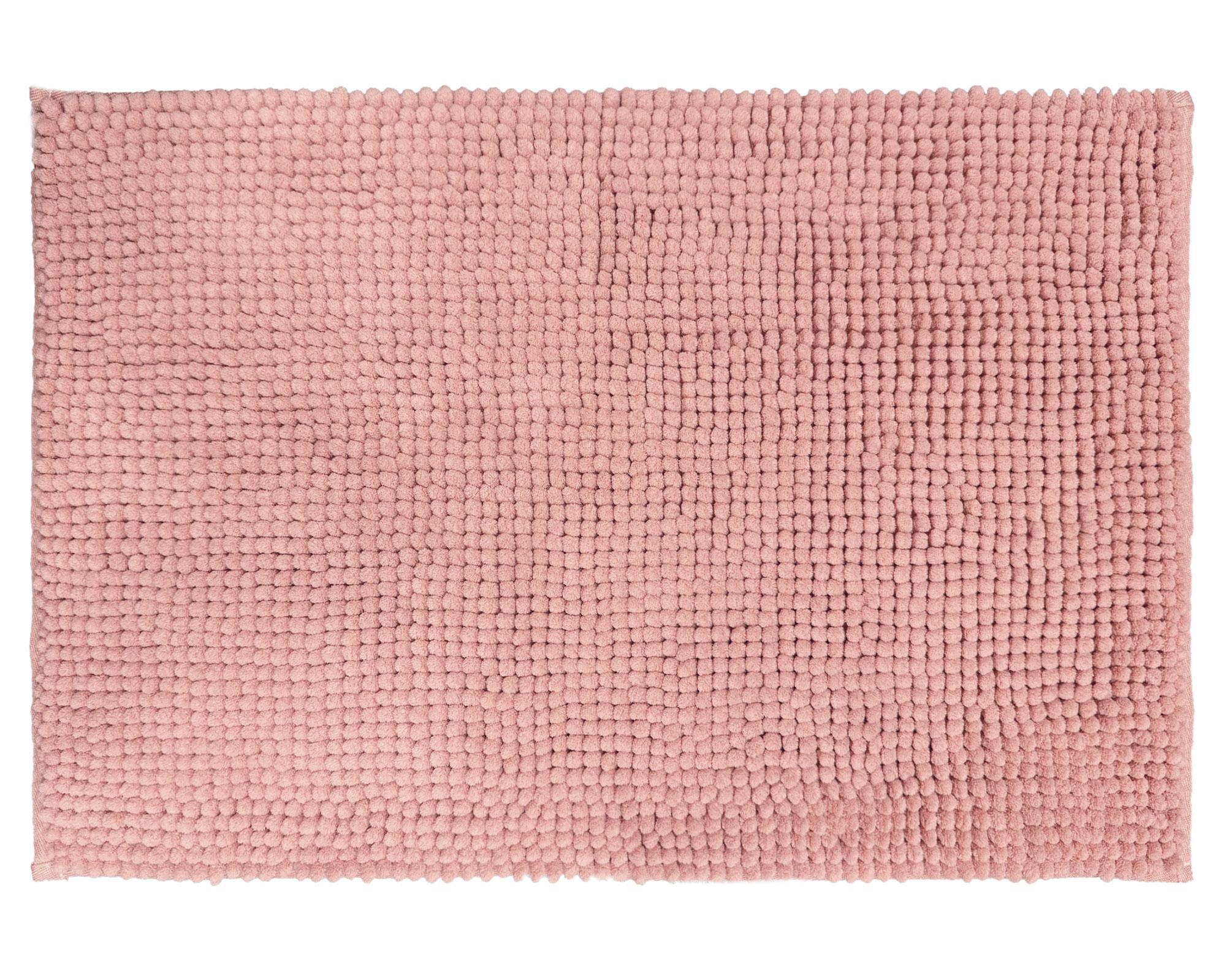 Piso baño Shaggy MF coral 40x60 cm-0