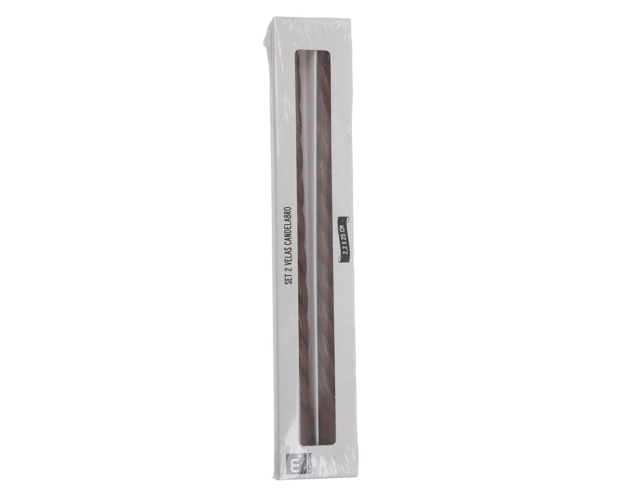 Velas twist 25 cm C2 2 un.-1