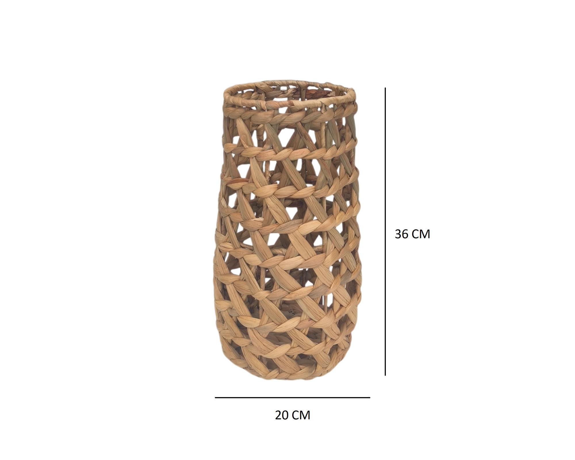 Florero Fibra natural 36 cm-3
