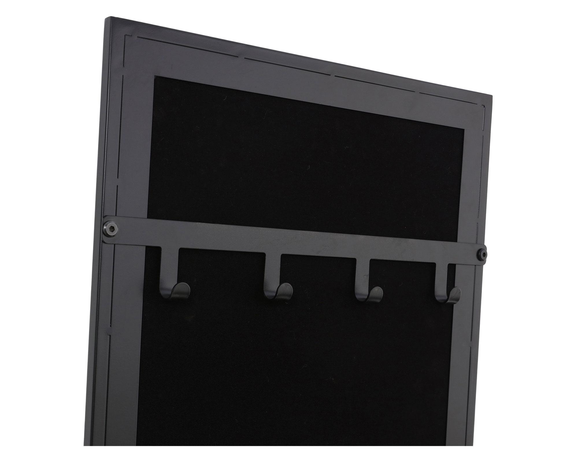 Espejo de pie estante metal 40x150 cm-4