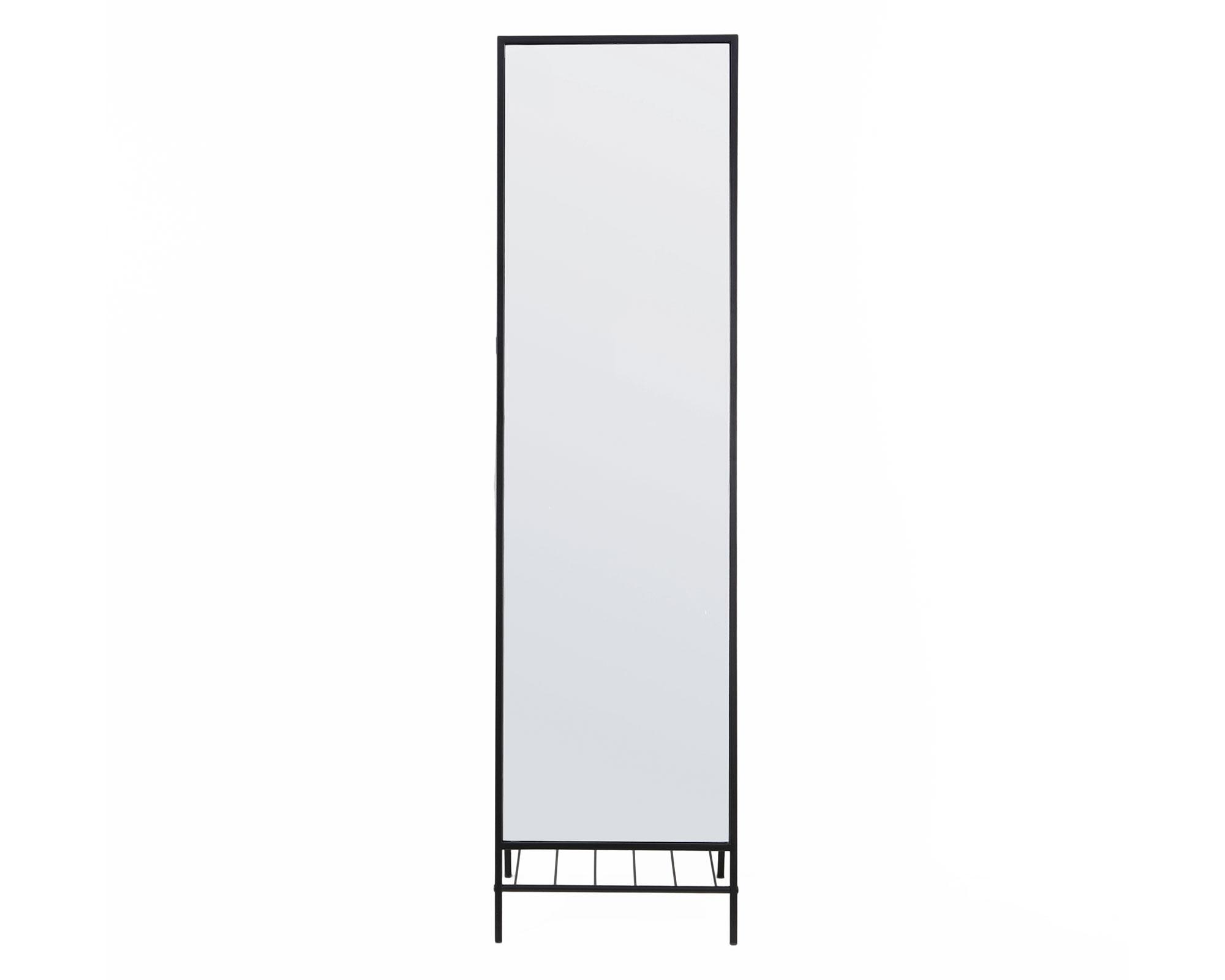 Espejo de pie estante metal 40x150 cm-0