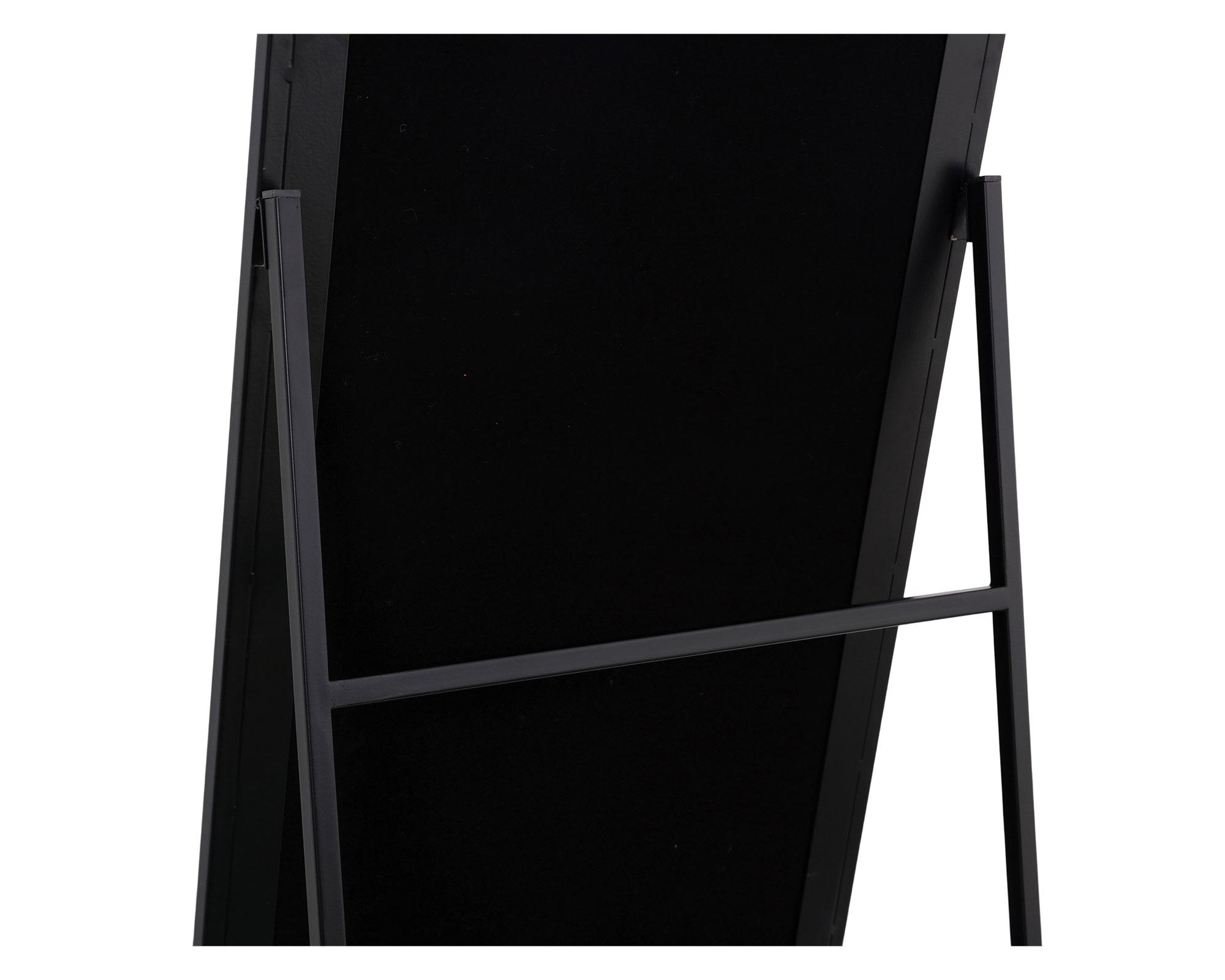 Espejo de pie estante metal 40x150 cm-2