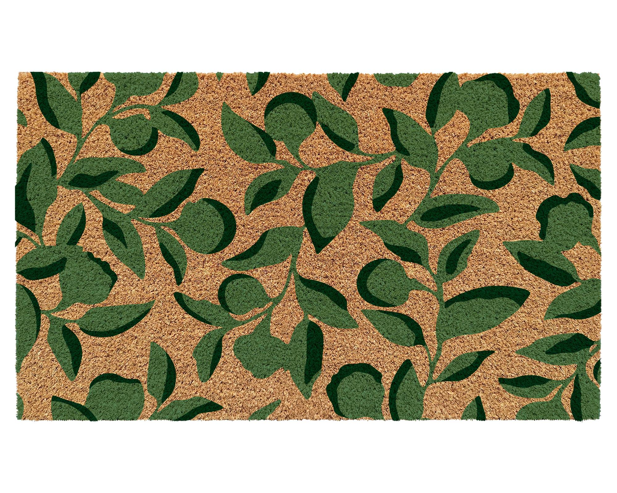 Limpiapiés Hojas 45x75 cm-0