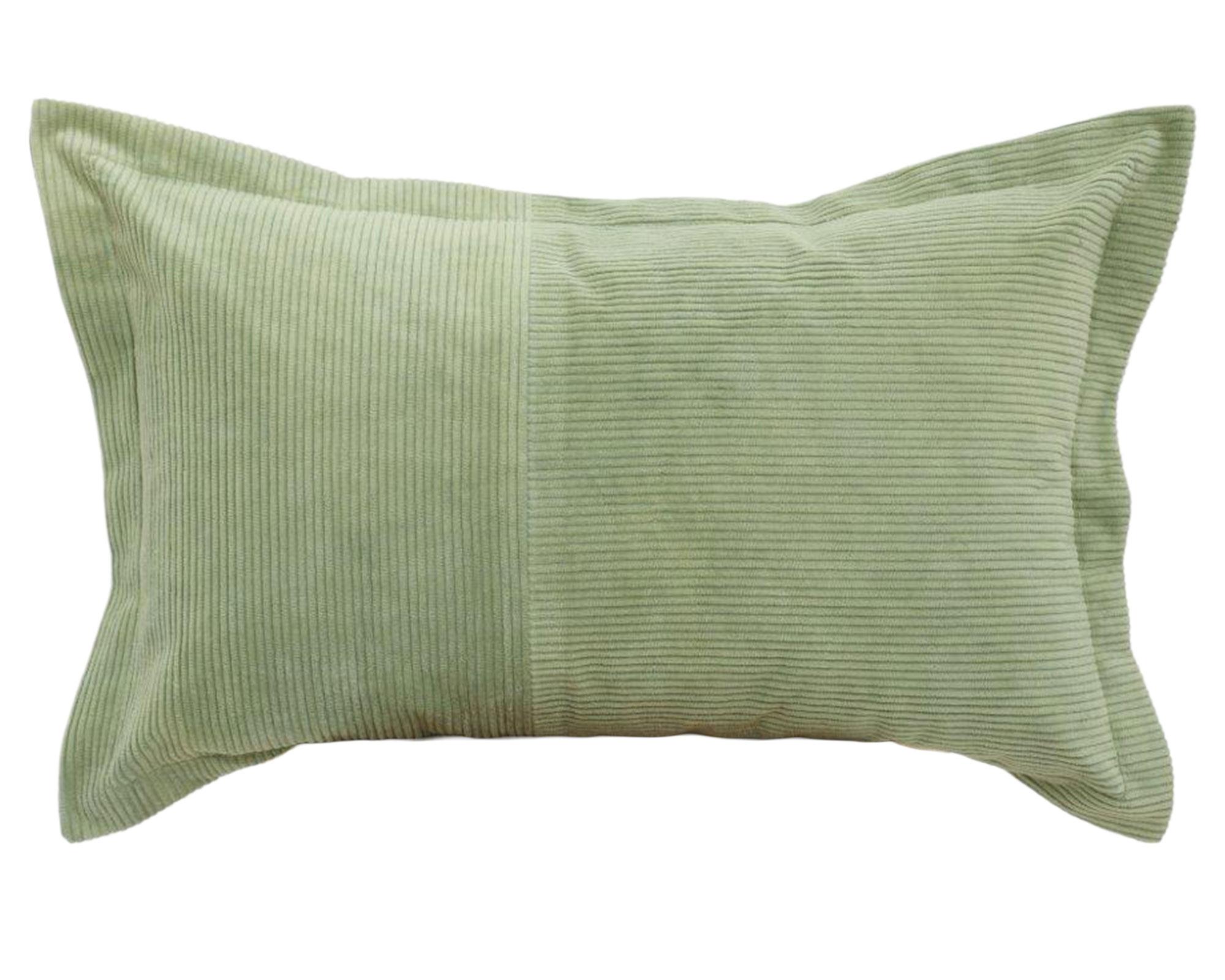 Cojín Cotelé verde 30x50 cm-0