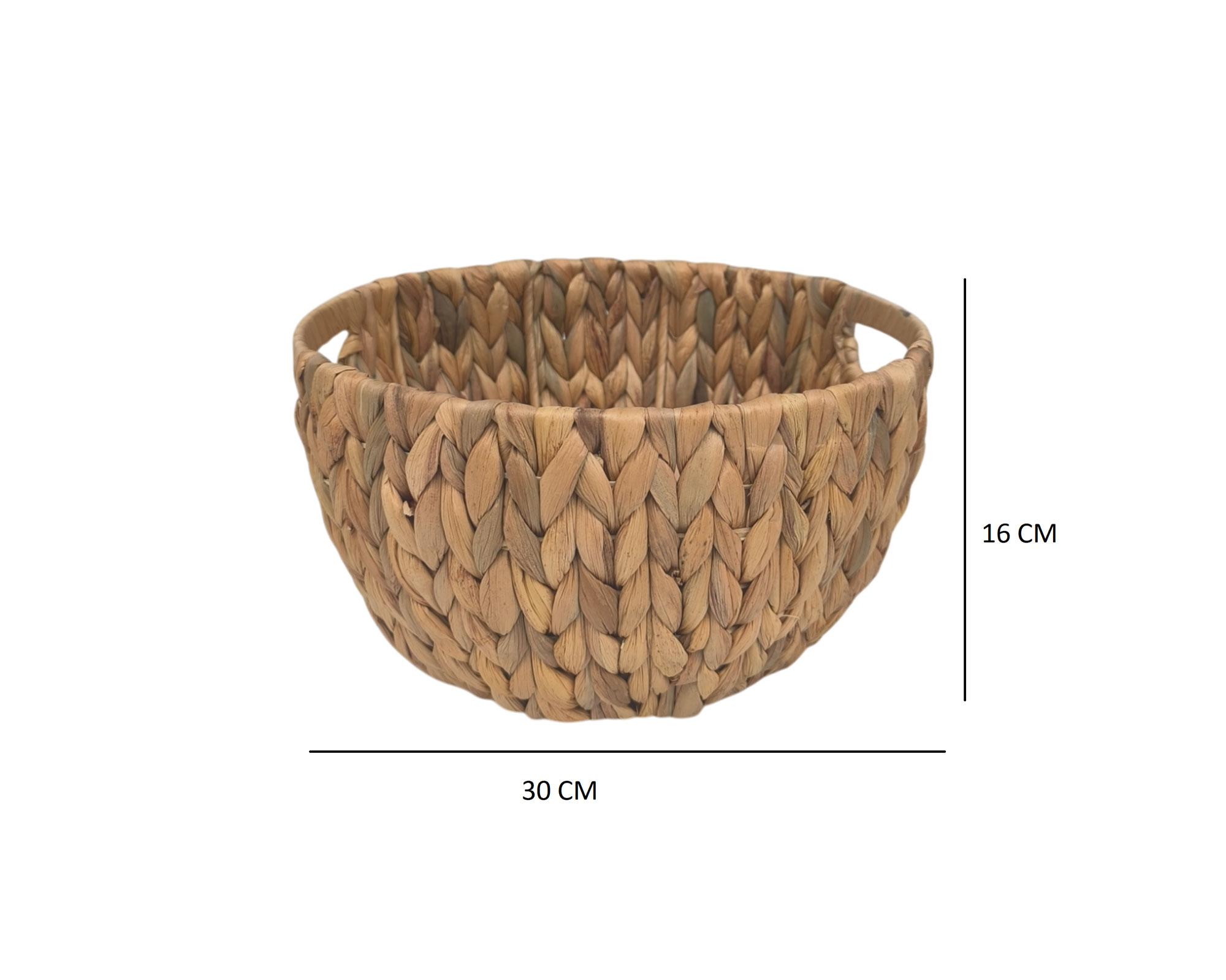 Canasto Fibra natural Espigas 30 cm-2