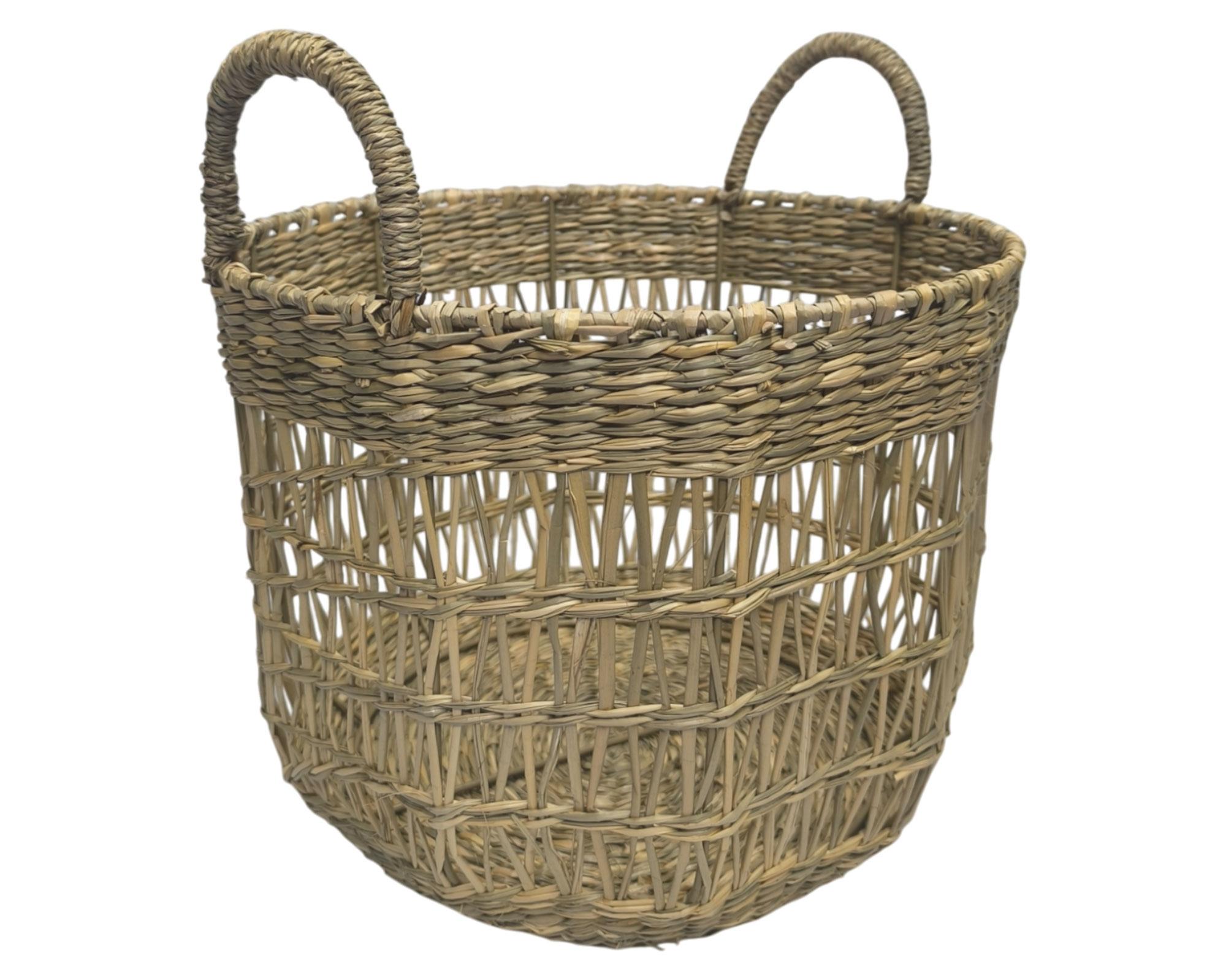 Canasto tejido vertical 33 cm-1