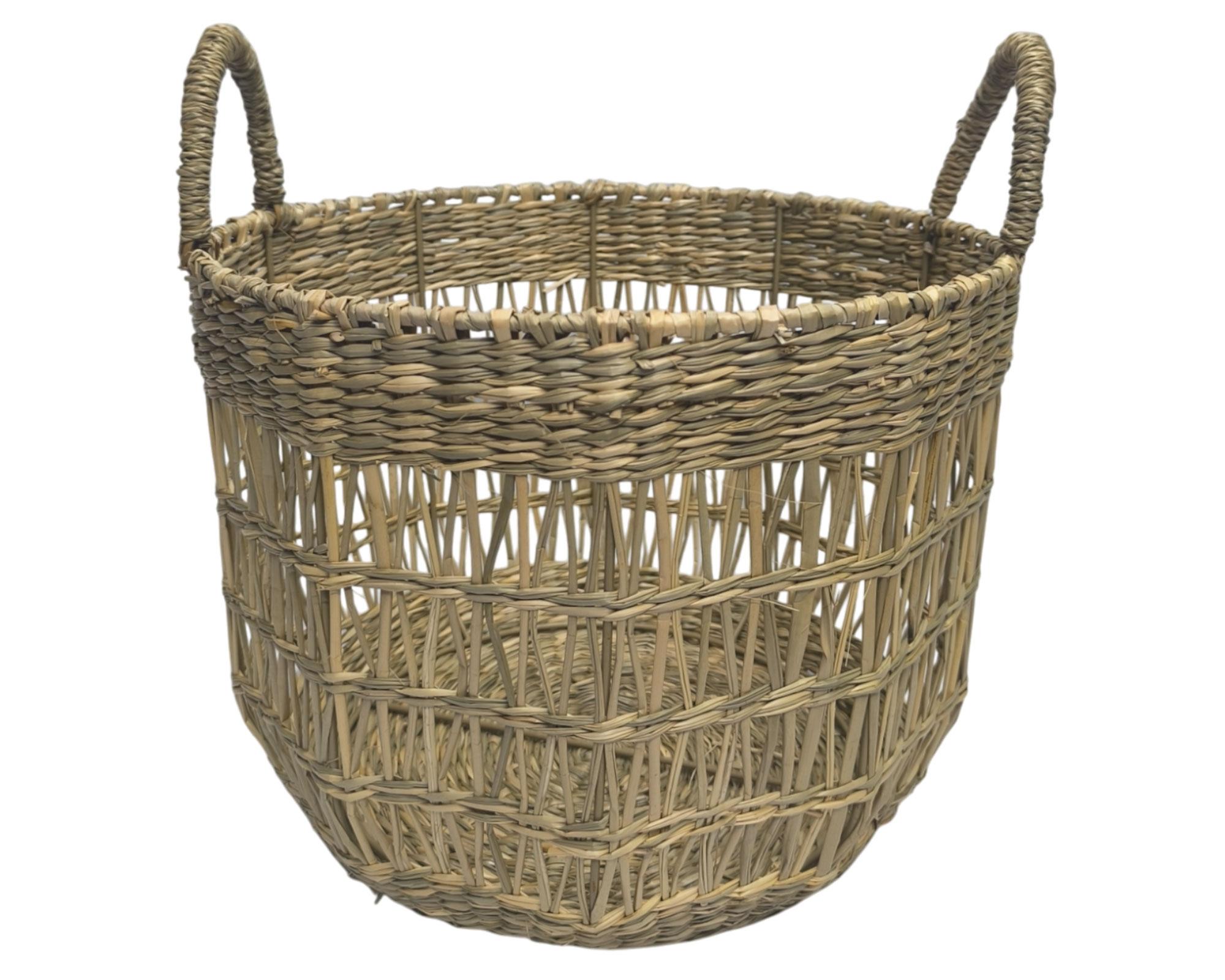 Canasto tejido vertical 33 cm-0
