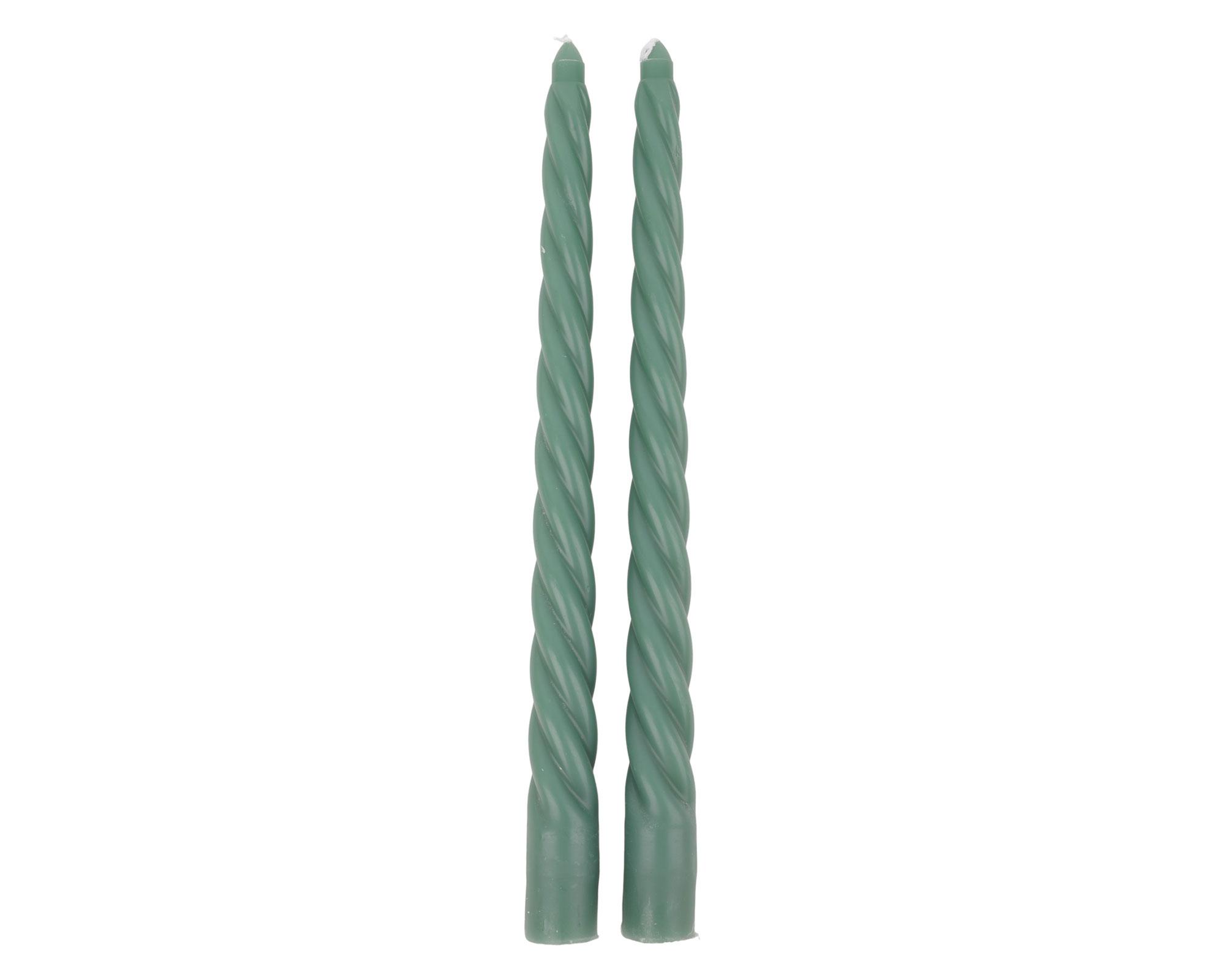 Velas twist verde 2 un.-0