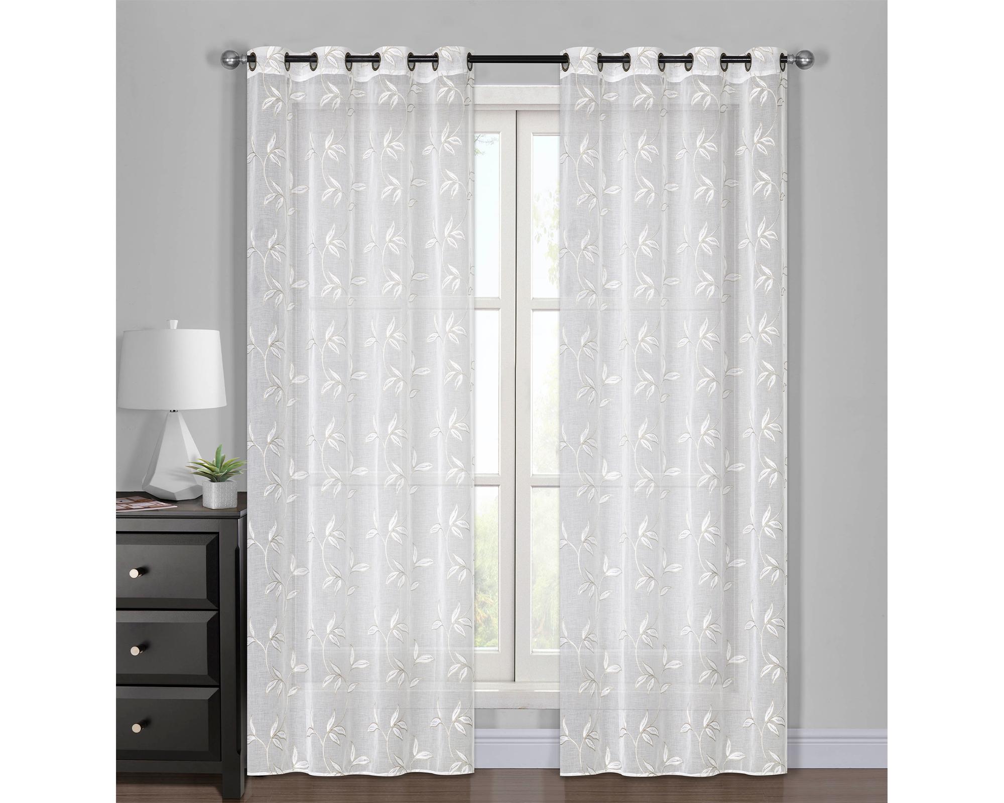 Velo bordado Flores Alicia 140x220 cm-1