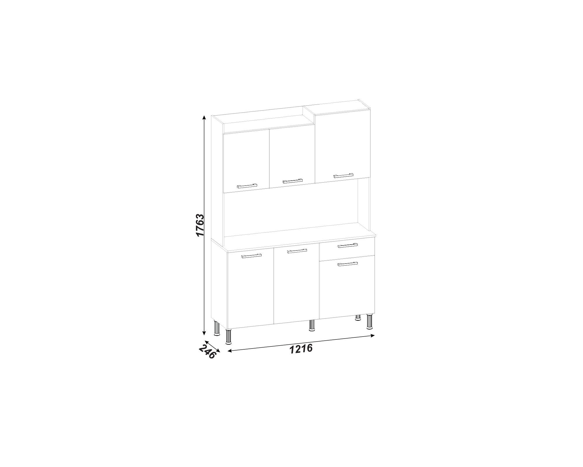 Kit cocina Malia madera/Off White-2