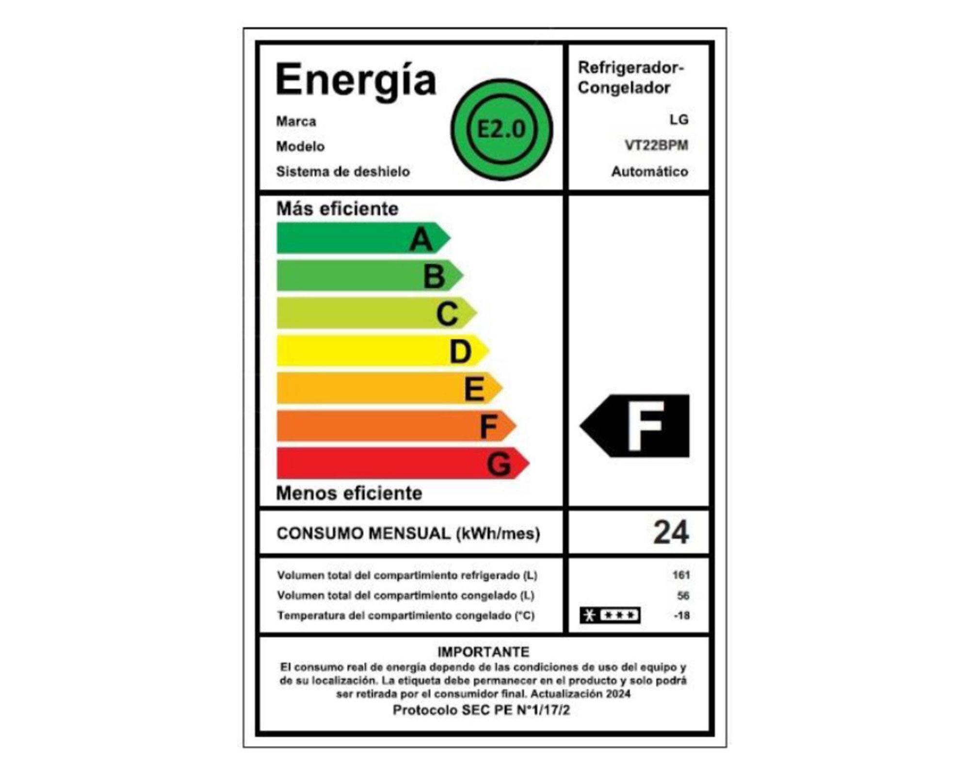 Refrigerador Top Mount VT22BPM negro matte 217 lt-6