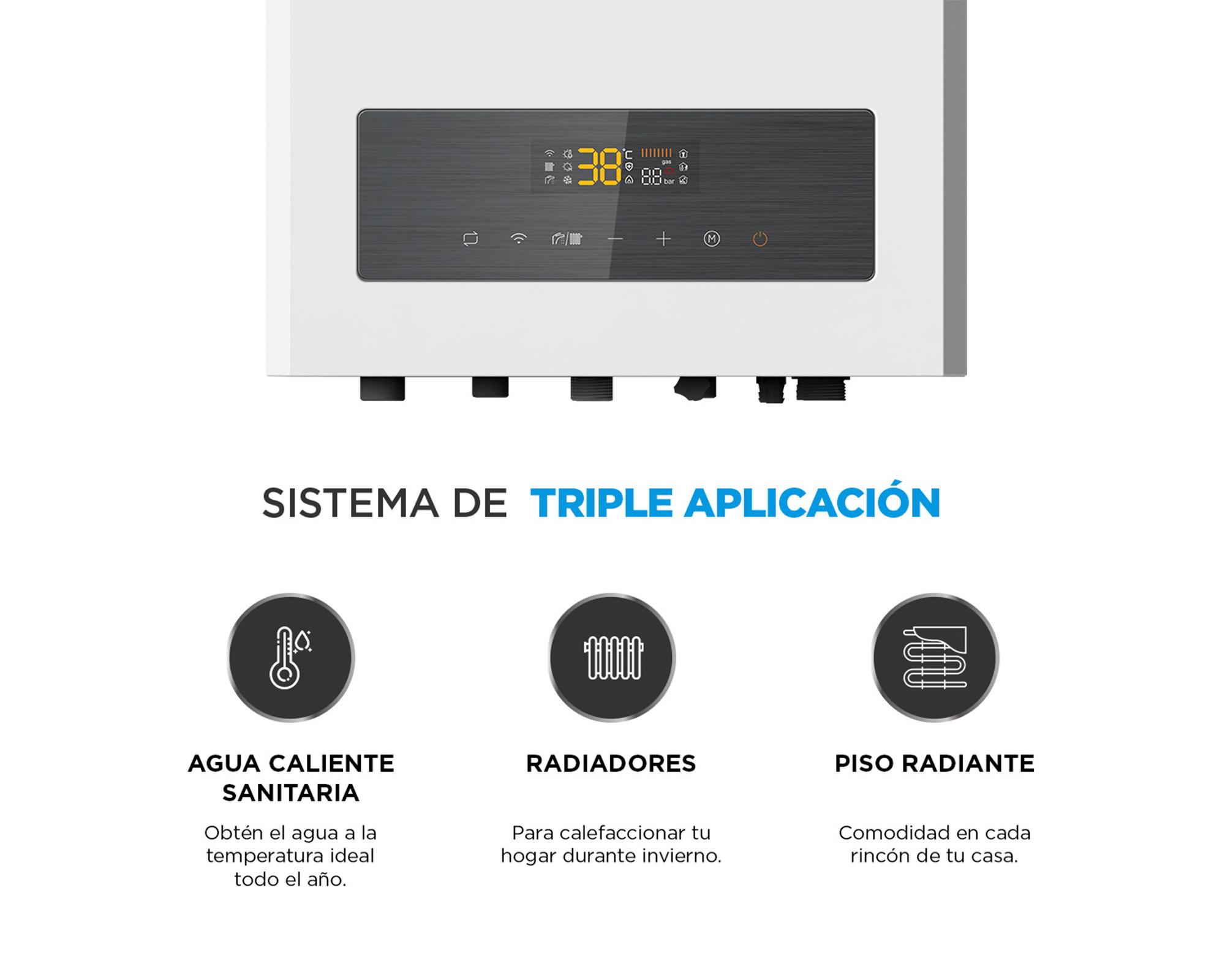 Caldera L1PB24-C28WM 12 litros tiro forzado gas natural-1