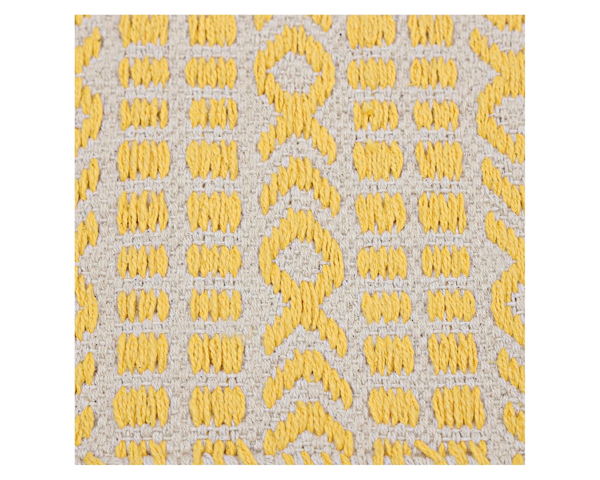 Alfombra Étnica mostaza 60x90 cm-2