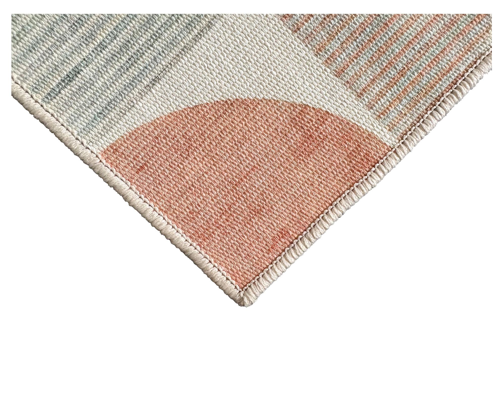 Alfombra 60x90 cm Geométrica multicolor-4