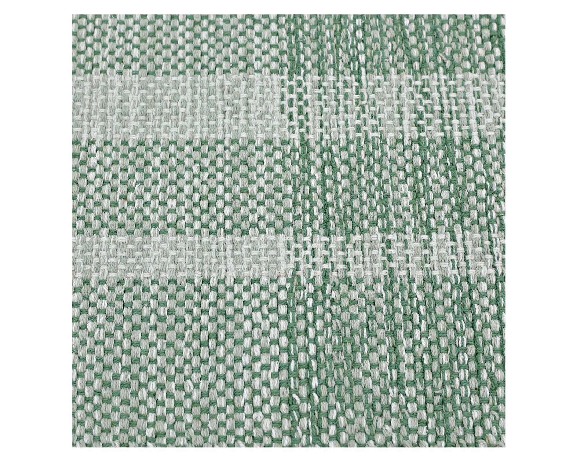 Alfombra Tejida verde 60x90 cm-2