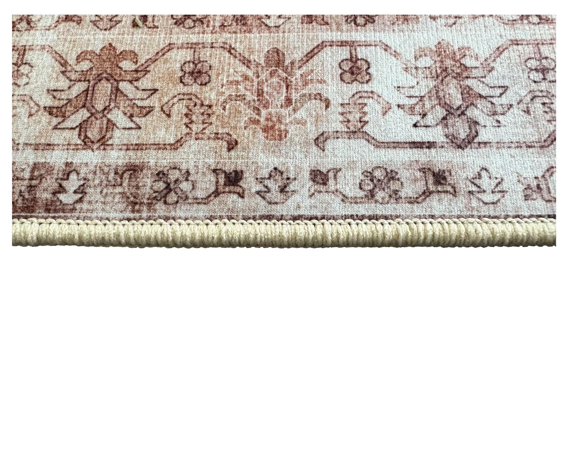 Alfombra Vintage rojizo 60x90 cm-6