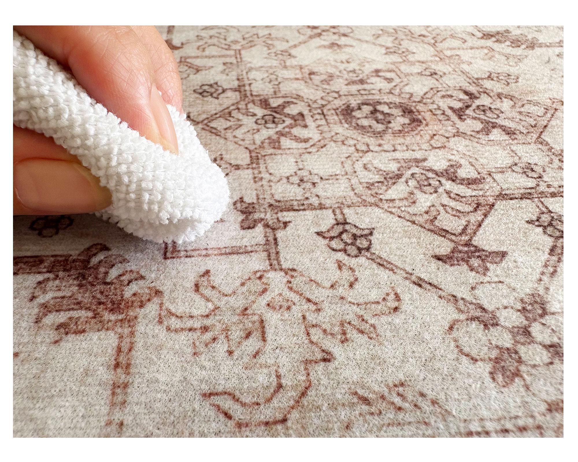Alfombra Vintage rojizo 60x90 cm-3
